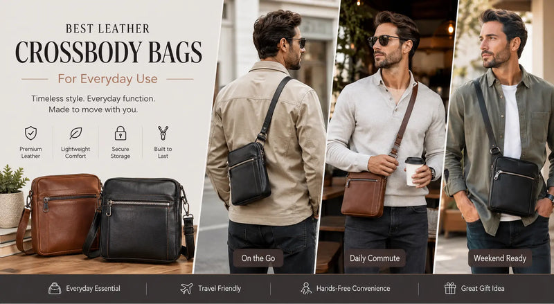 Best Leather Crossbody Bags for Everyday Use