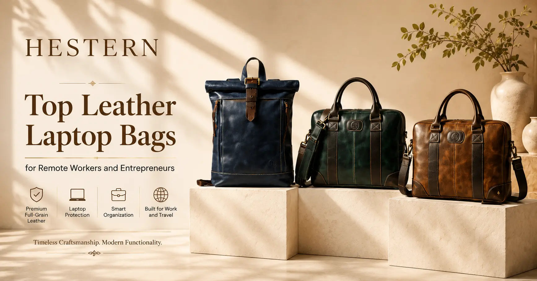Top Leather Laptop Bags for Remote Workers and Entrepreneurs