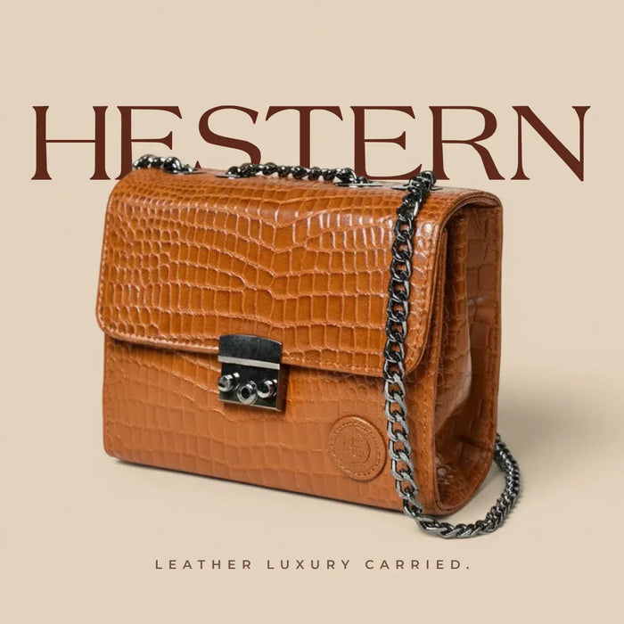 Obsidian Executive Leather Sling Bag - tan Colour