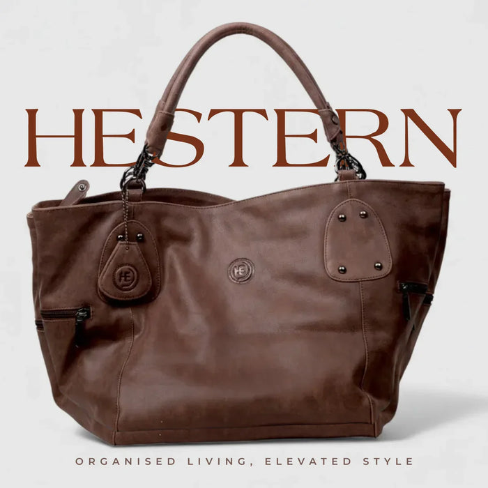 Monarch Luxe Suede Leather Convertible Tote Handbag – Coffee Brown