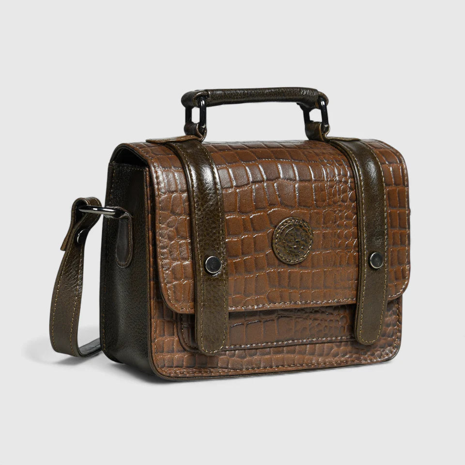 Urban Voyager Leather Belt Bag - Expresso brown