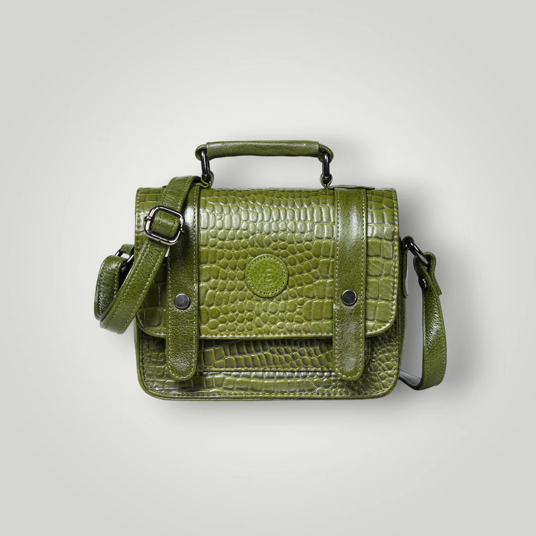 Urban Voyager Leather Belt Bag - Olive Colour