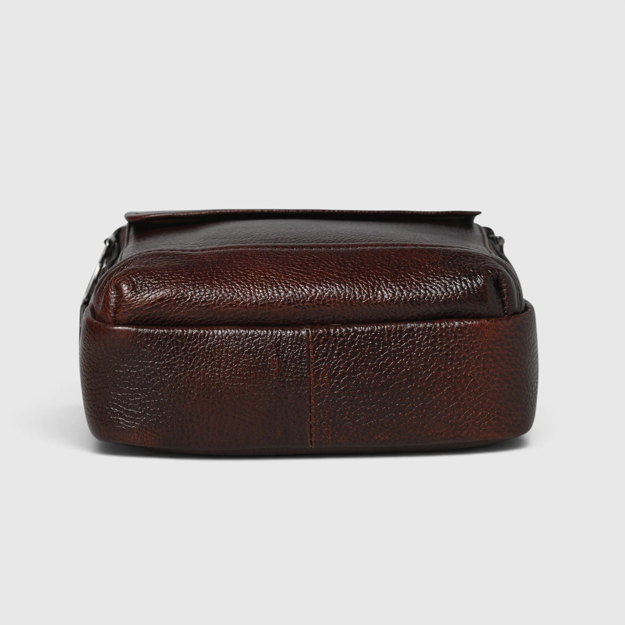 Mason Leather Crossbody Bag - Espresso Brown