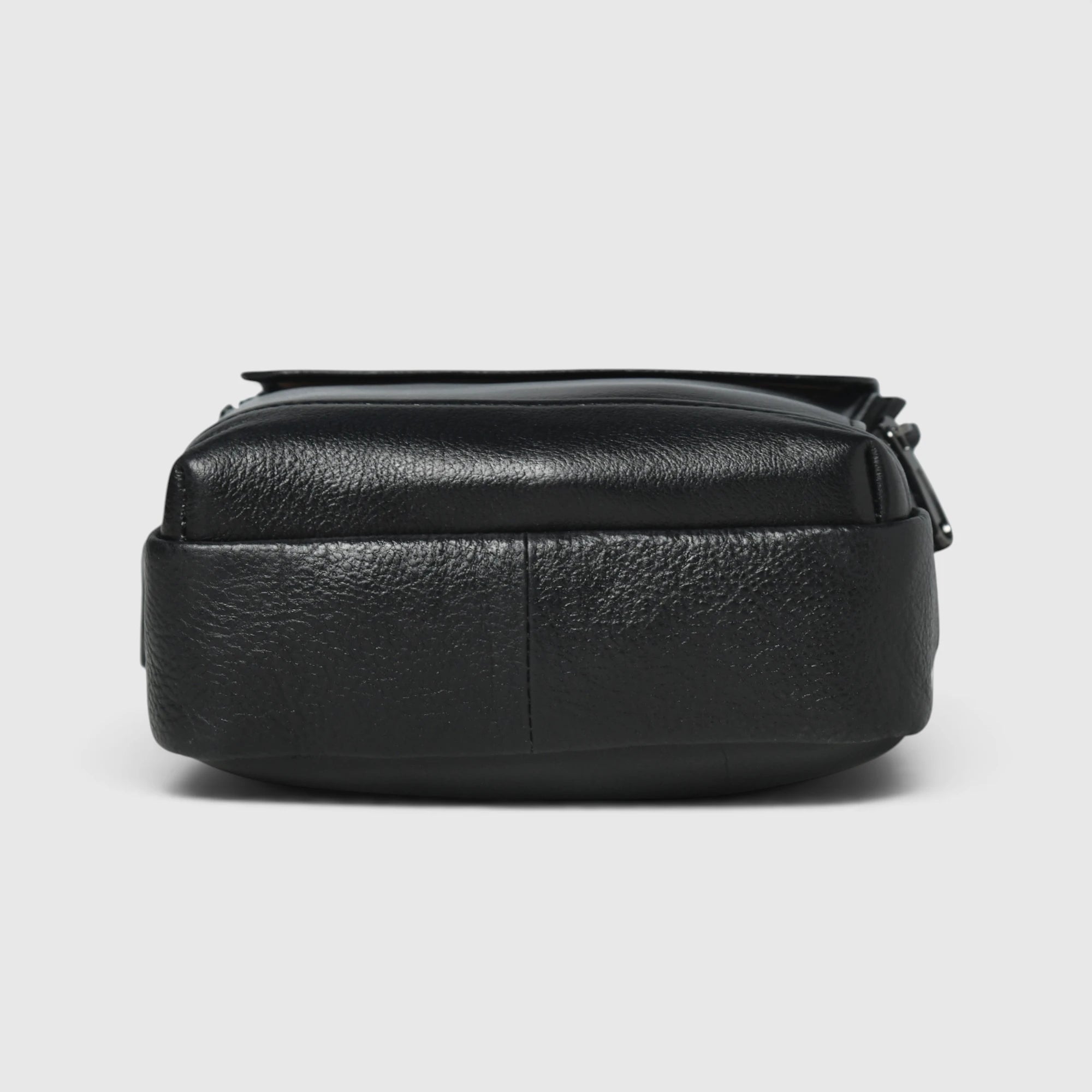 Mason Leather Crossbody Bag - Black Color