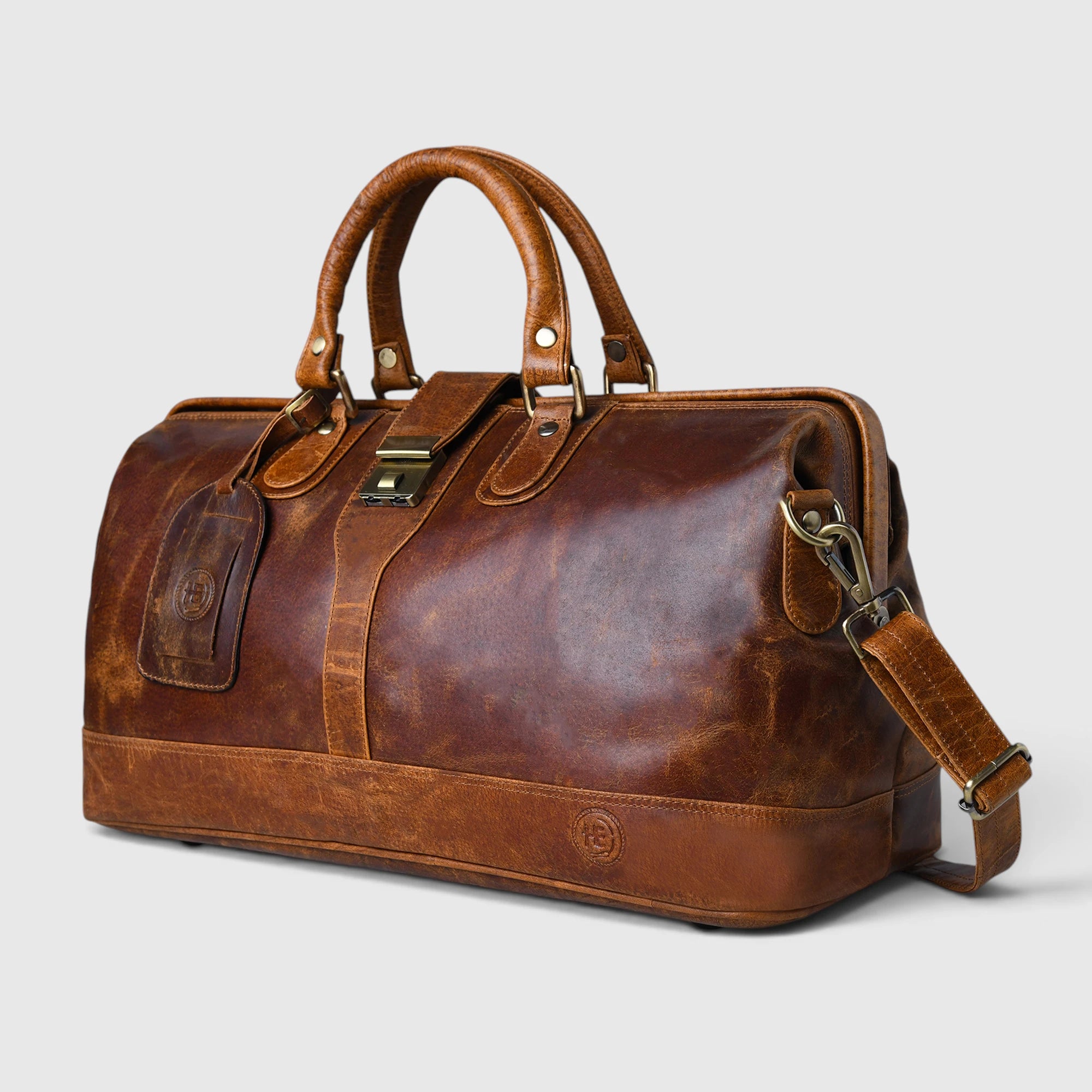 Maverick Weekender Duffle Bag - Tan Color