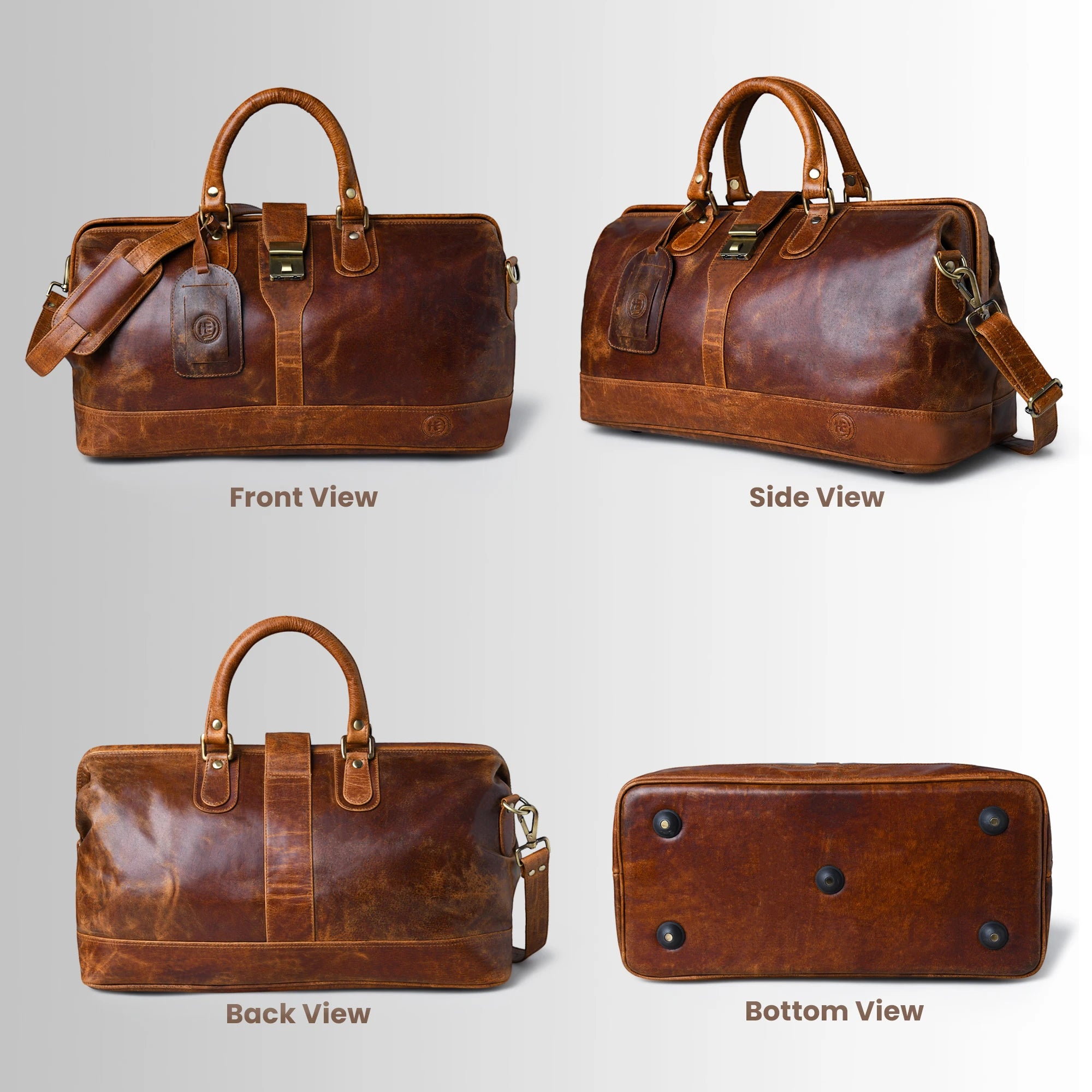 Maverick Weekender Duffle Bag - Tan Color