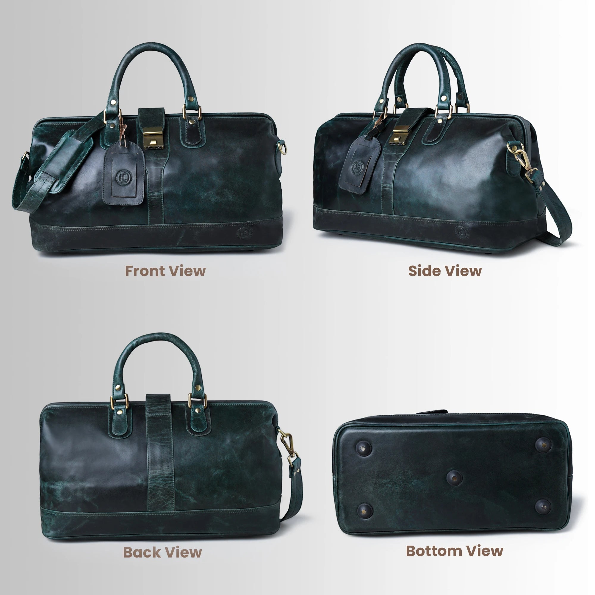 Maverick Weekender Duffle Bag - Rich Green