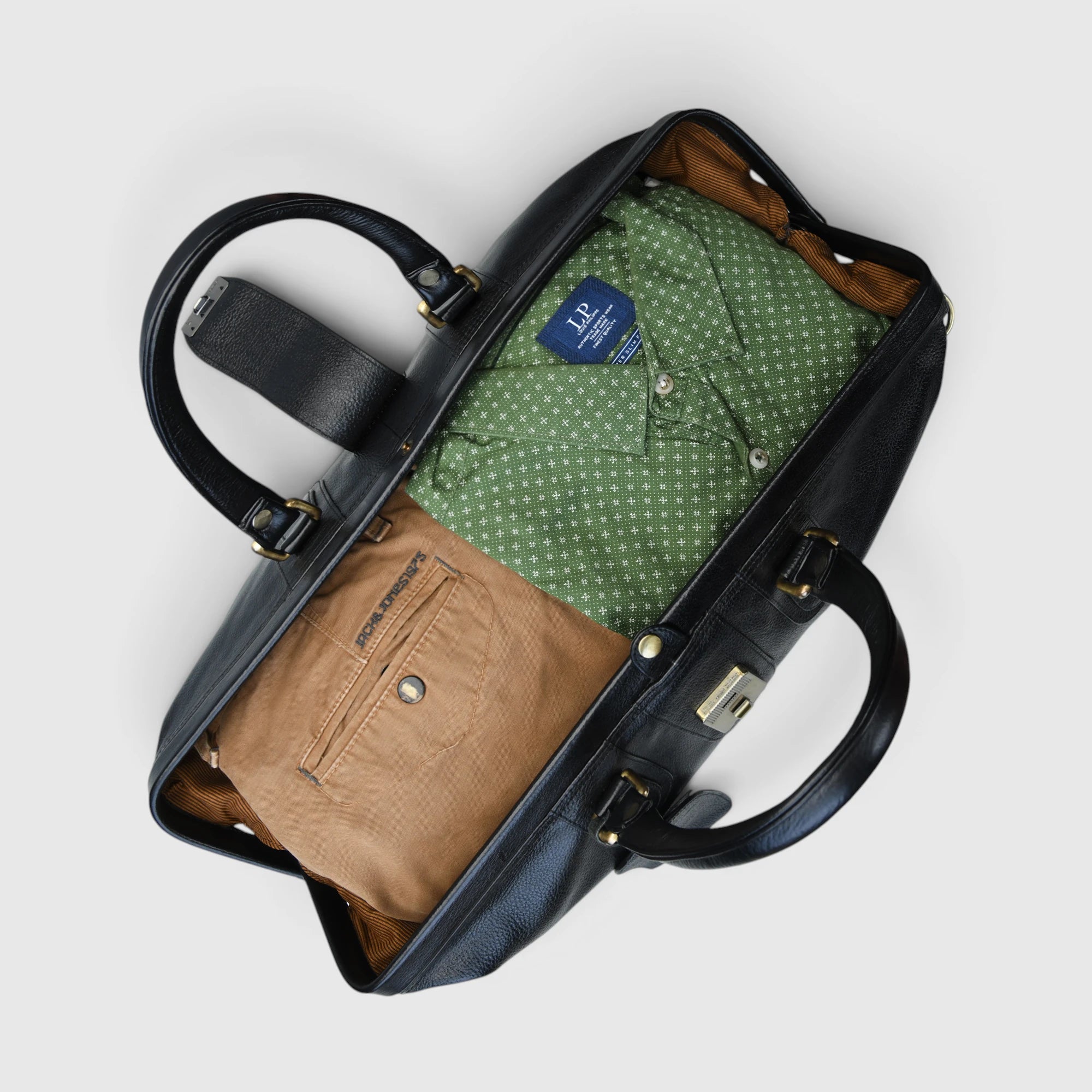 Maverick Weekender Duffle Bag - Black color