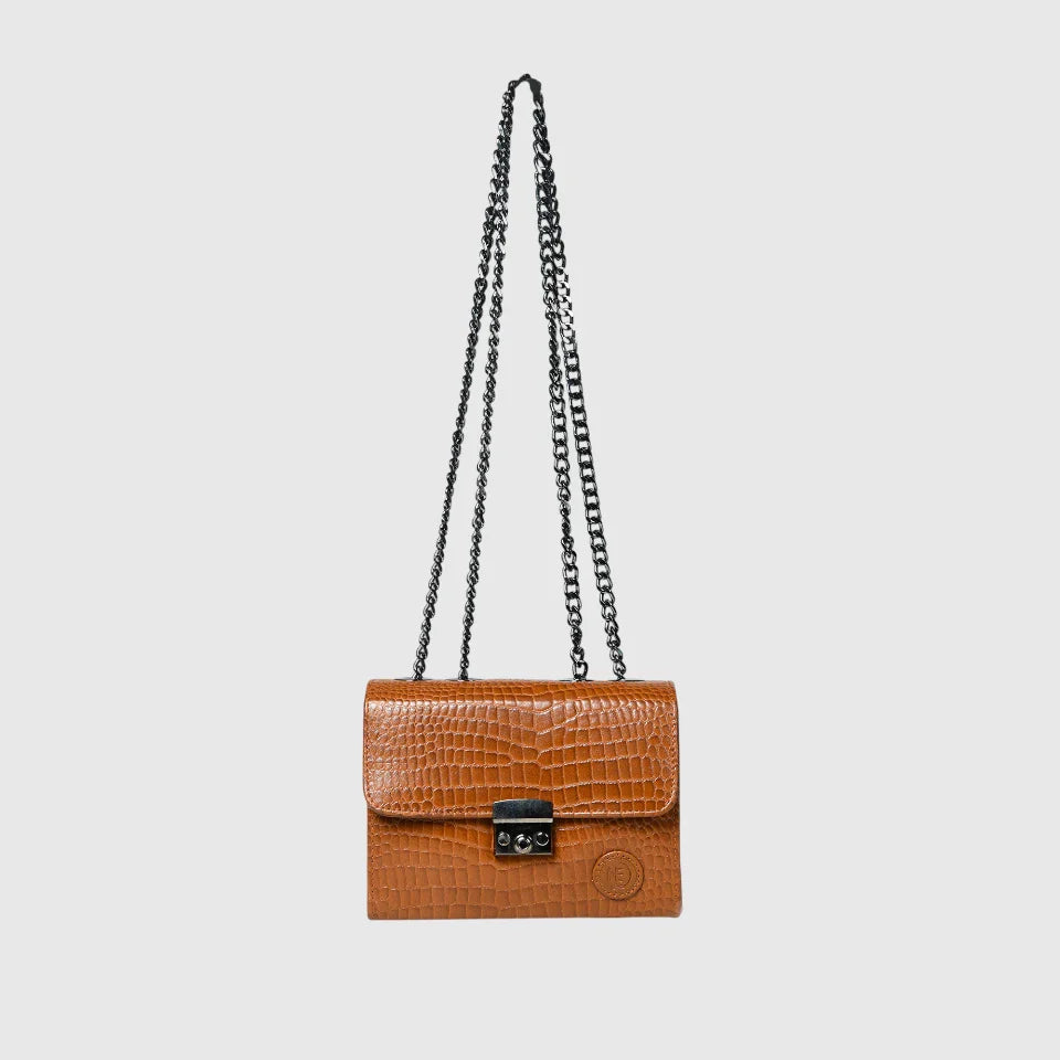 Obsidian Executive Leather Sling Bag - tan Colour