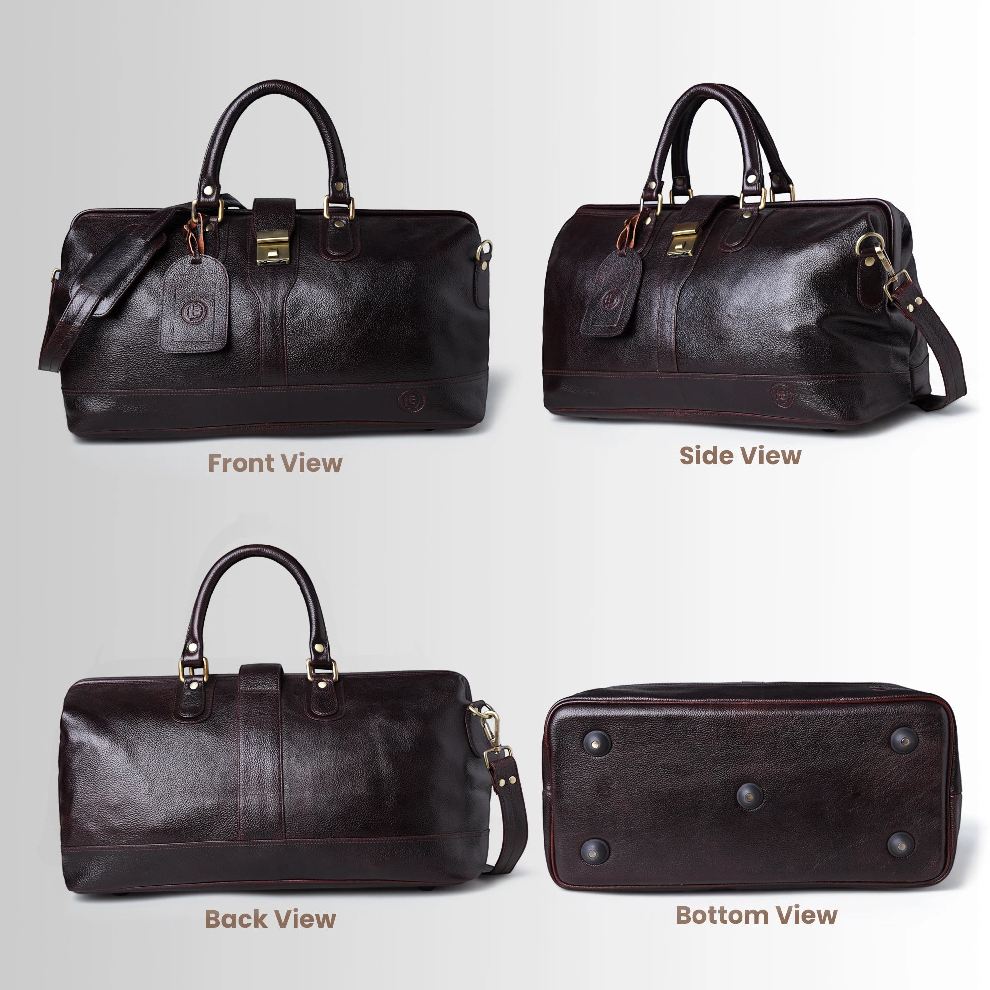 Maverick Weekender Duffle Bag - Espresso Brown