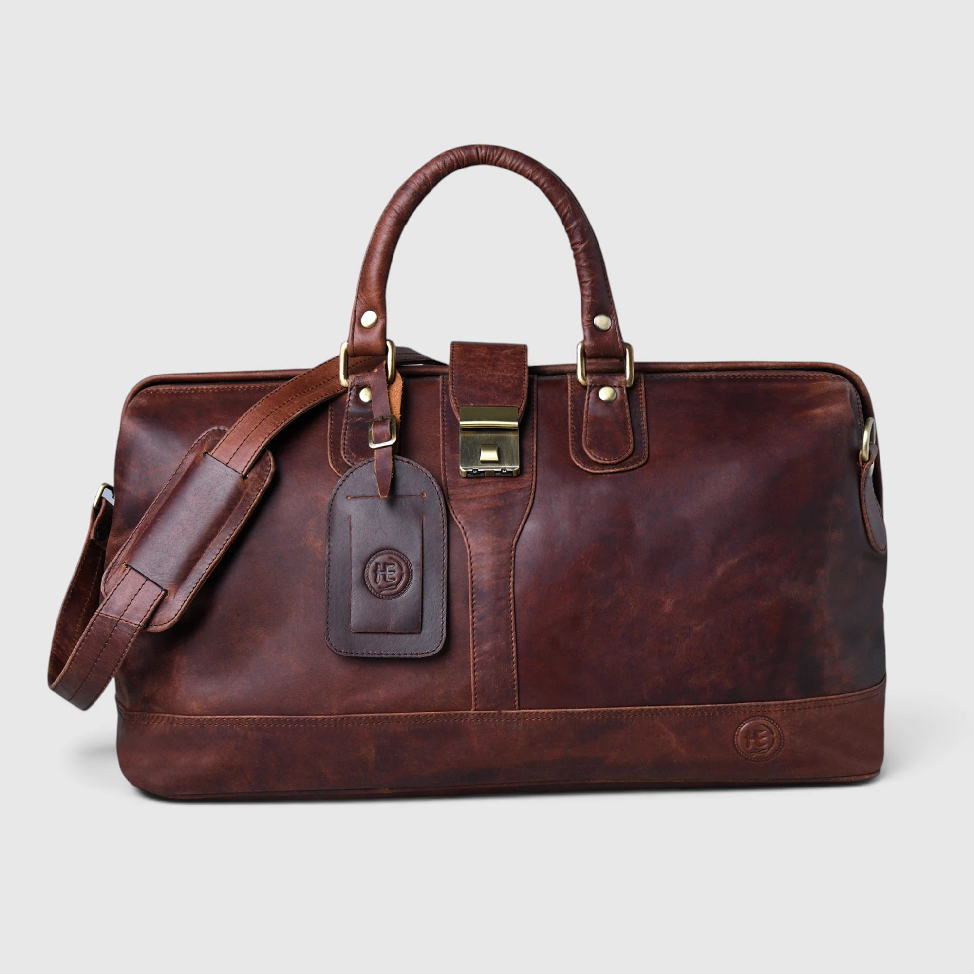 Maverick Weekender Duffle Bag - Vintage Tan