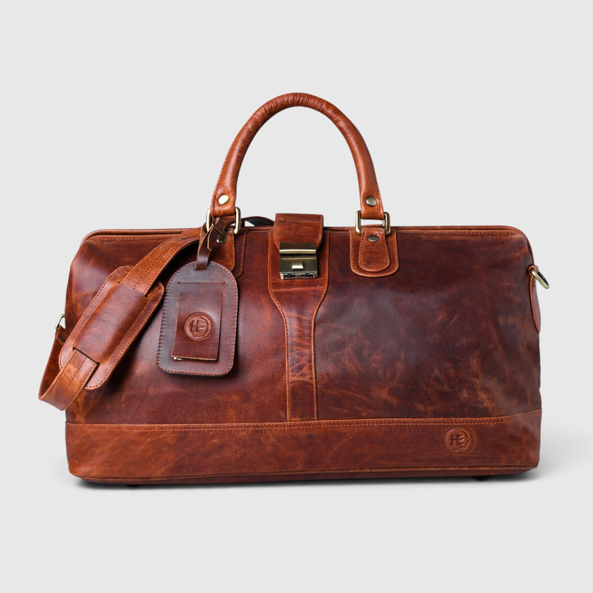 Maverick Weekender Duffle Bag - Heritage Cognac