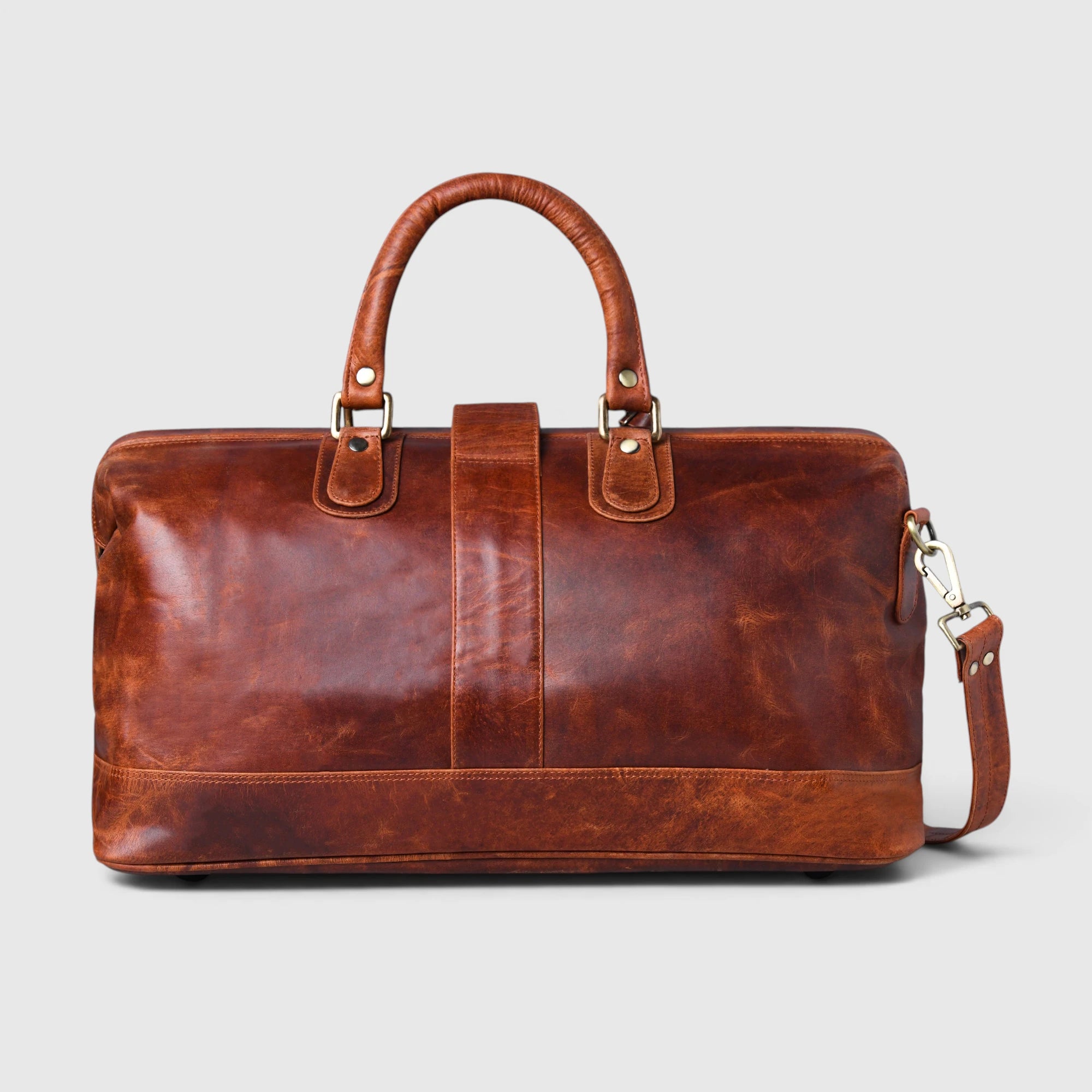 Maverick Weekender Duffle Bag - Heritage Cognac