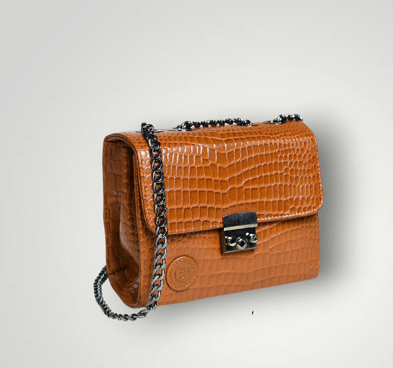 Obsidian Executive Leather Sling Bag - tan Colour