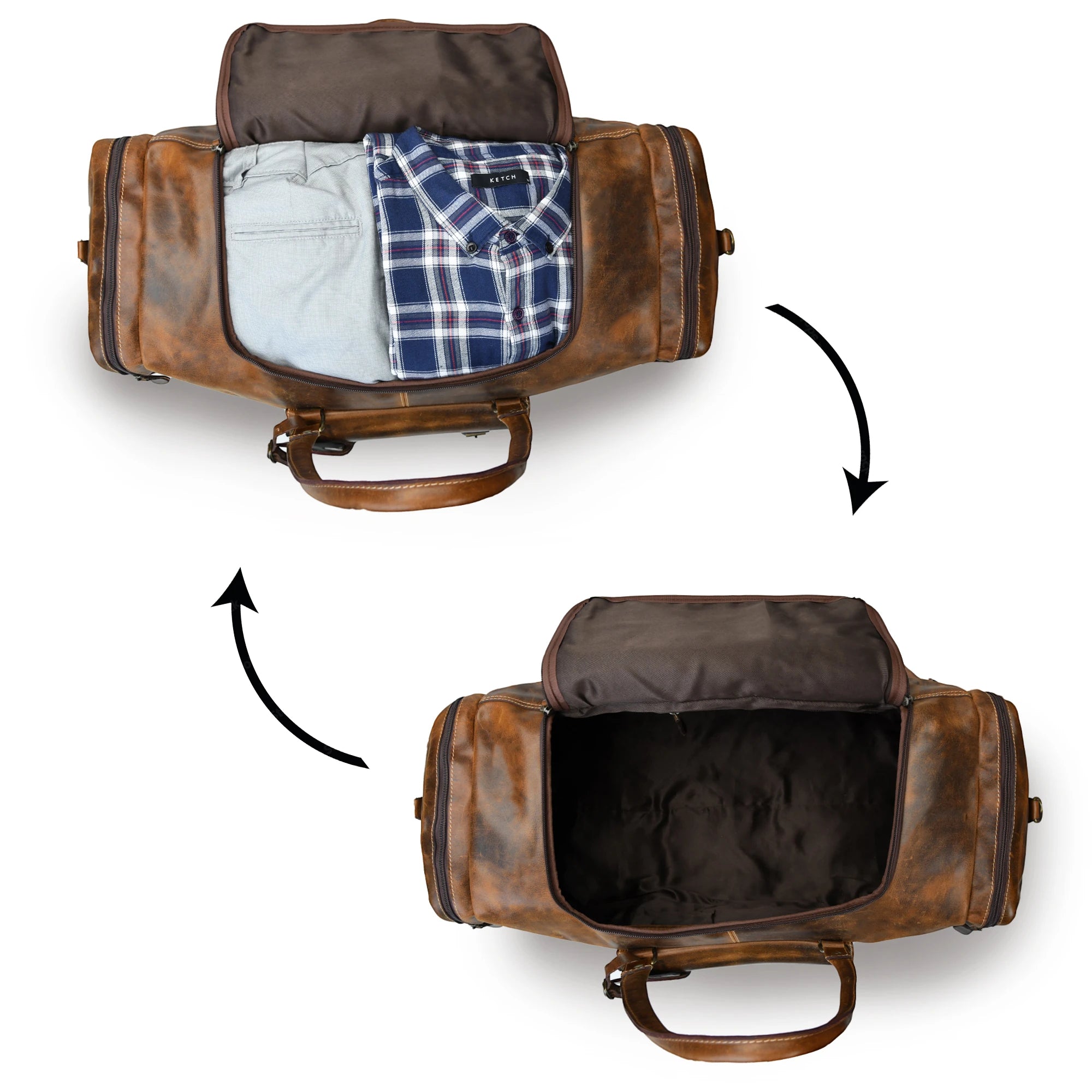 Nomad Heritage Leather Duffle Bag