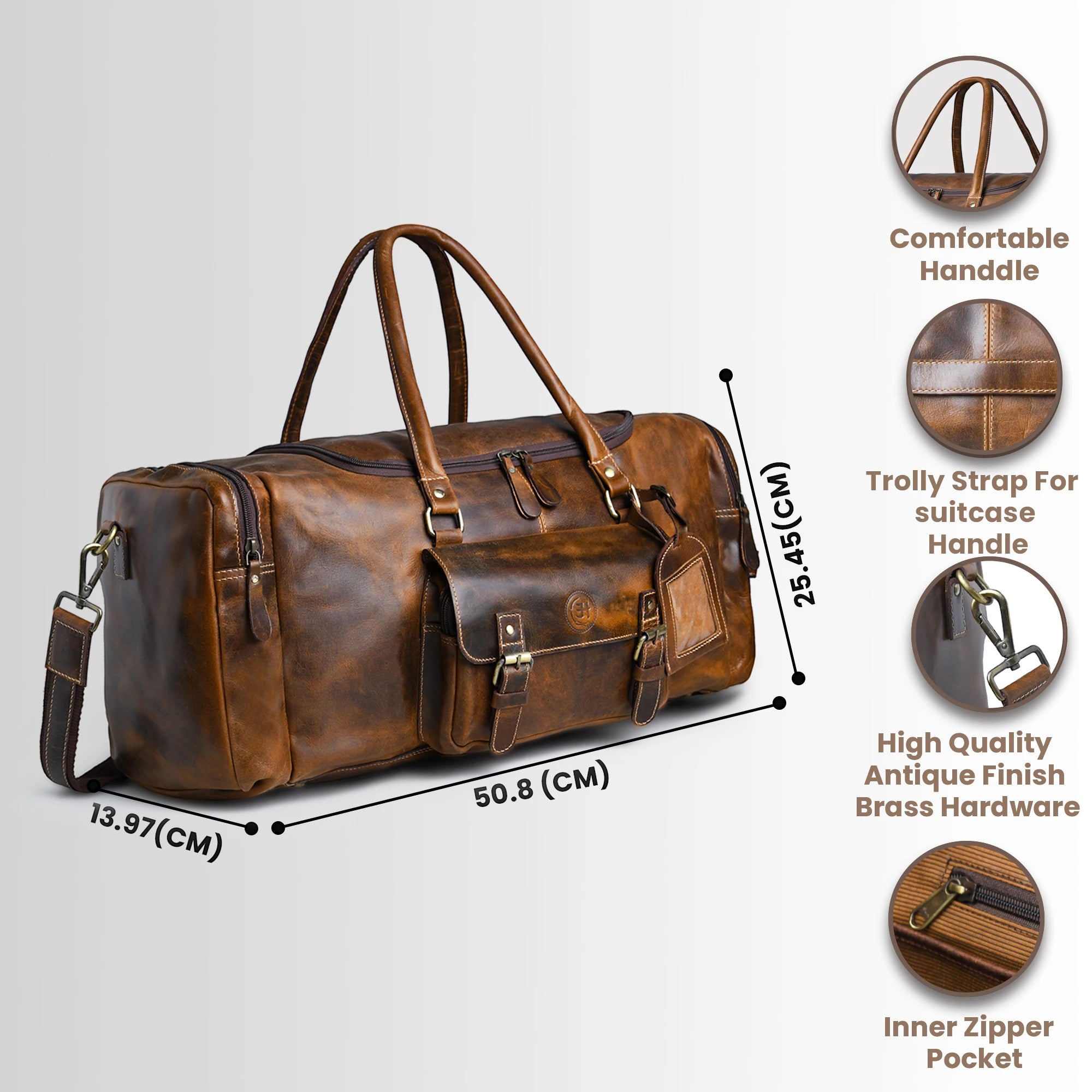 Nomad Heritage Leather Duffle Bag