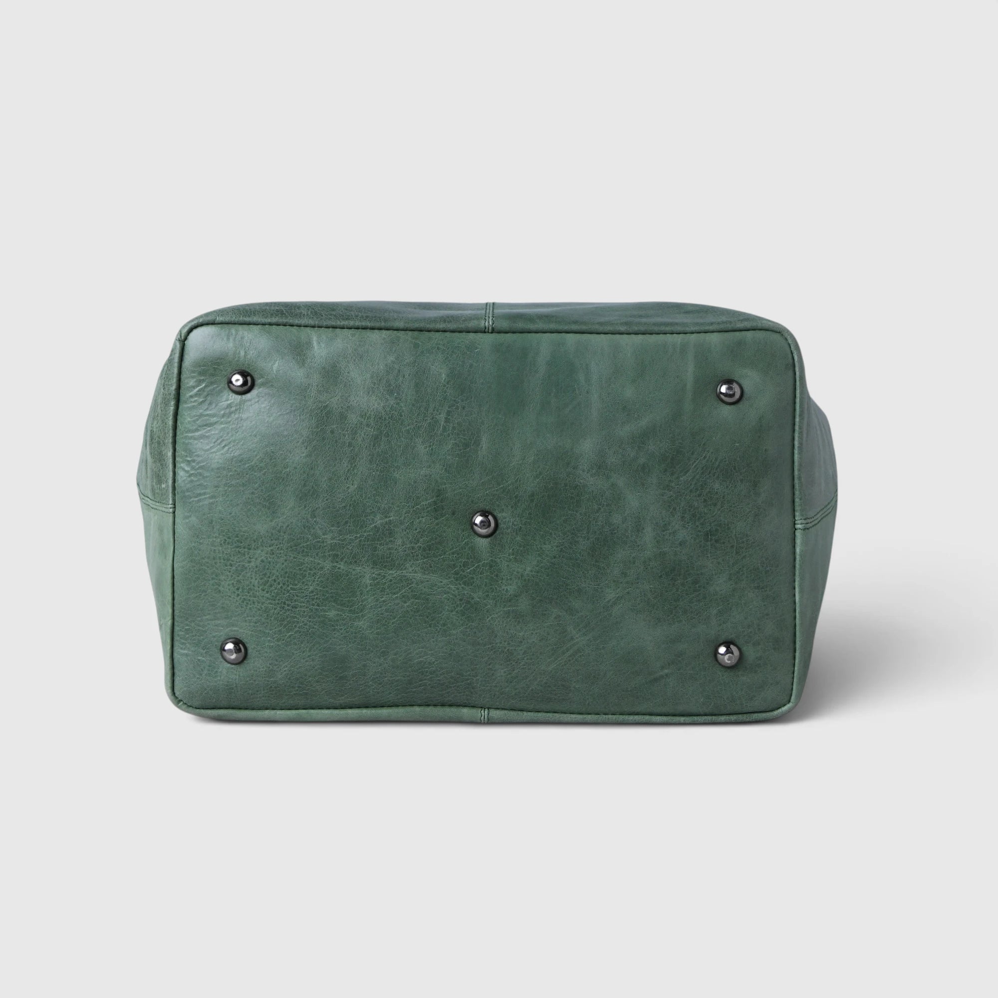 Aurelia Leather Carryall – Deep Moss