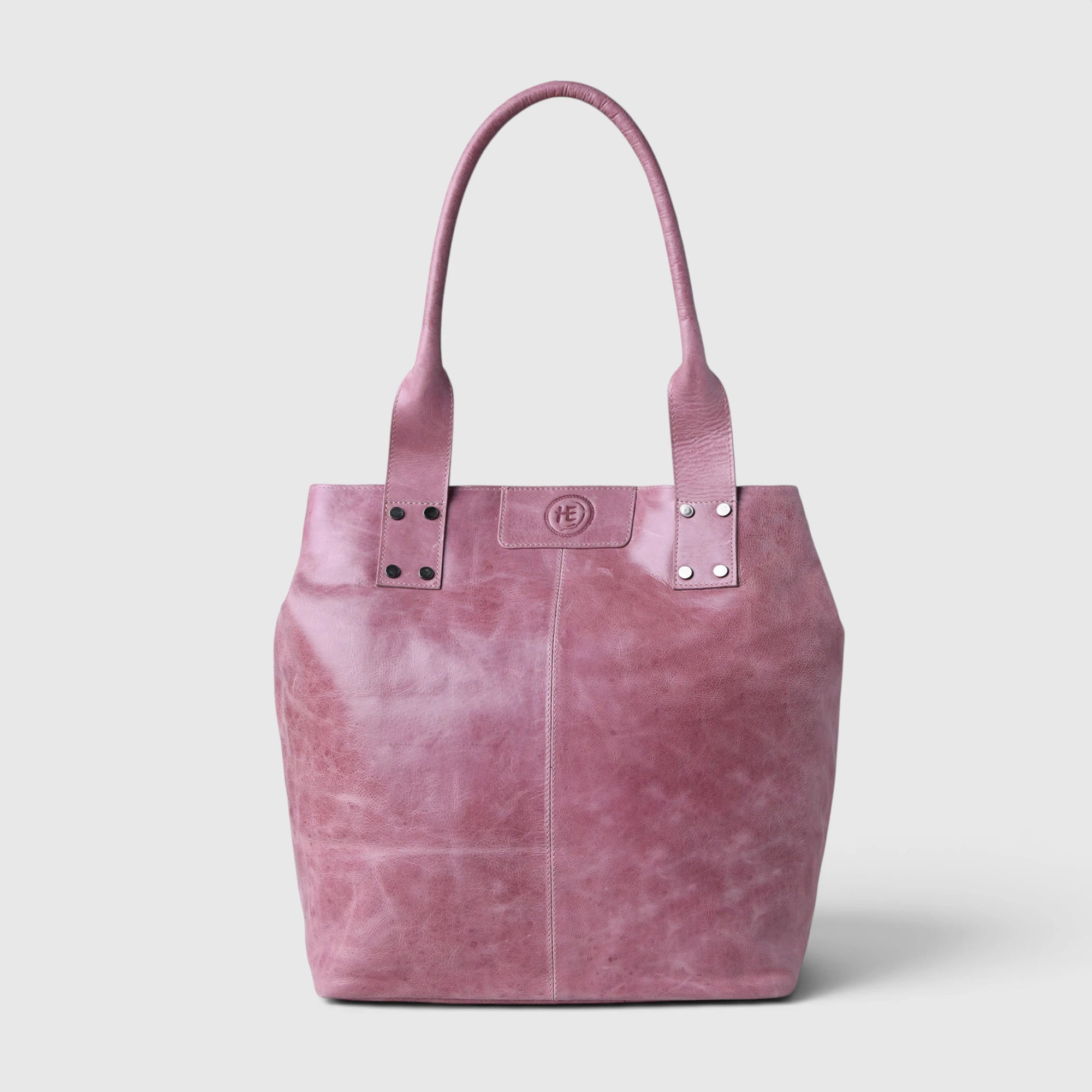 Aurelia Leather Carryall – Dusty Rose