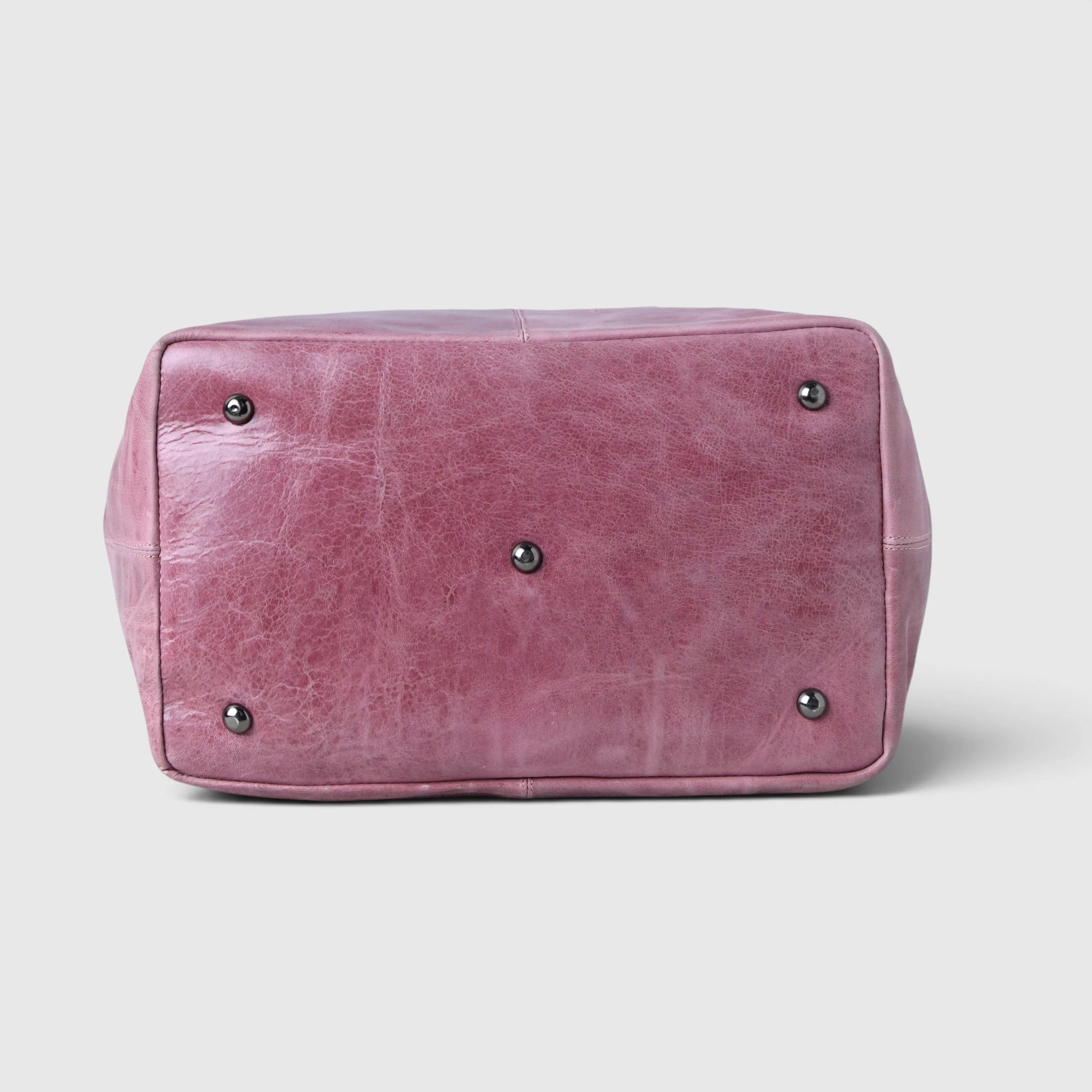 Aurelia Leather Carryall – Dusty Rose