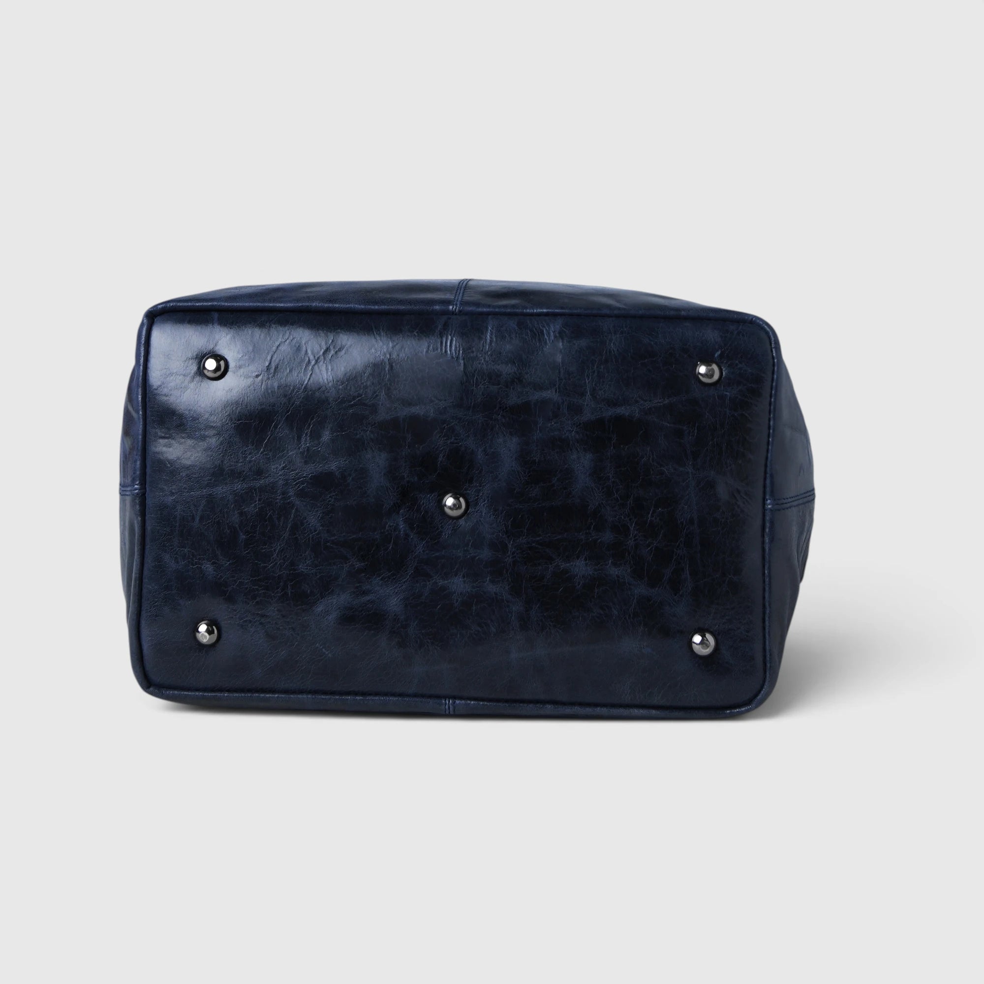 Aurelia Leather Carryall – Midnight Navy