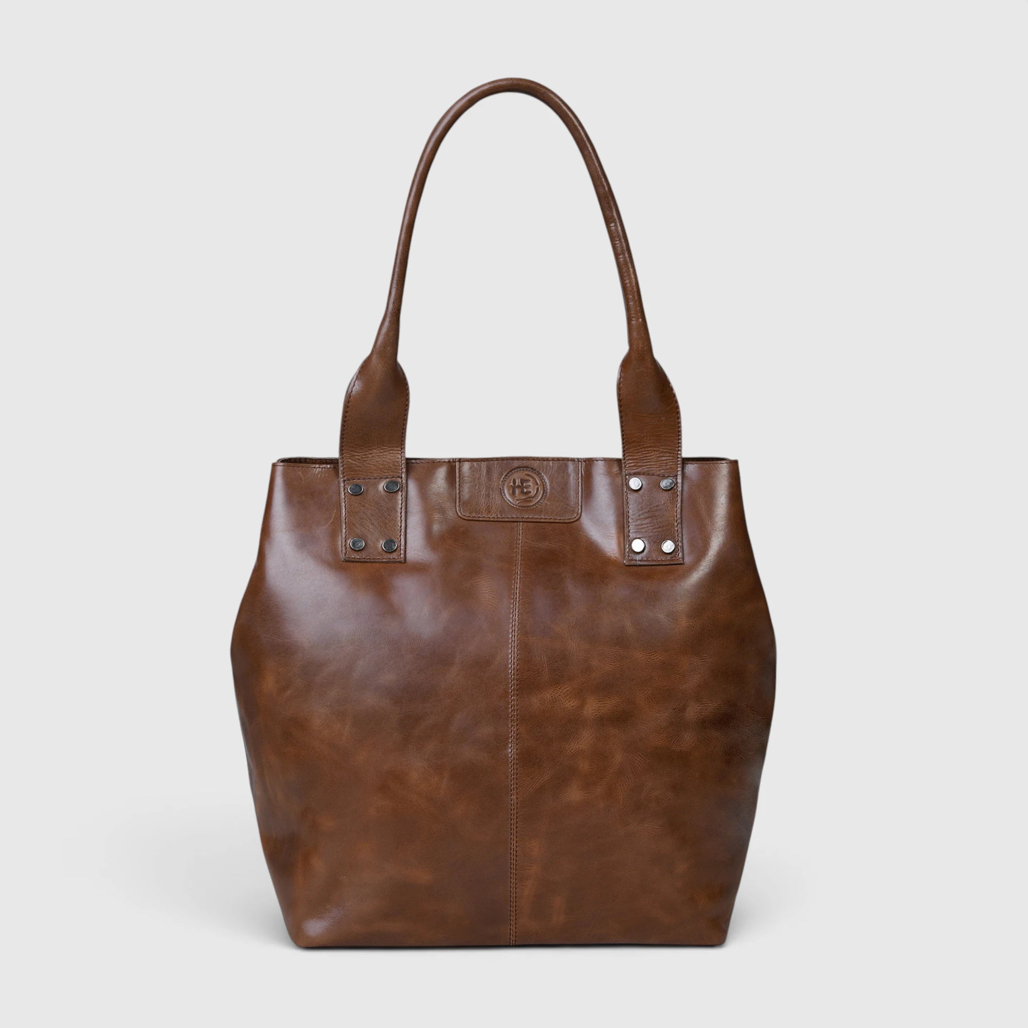 Aurelia Leather Carryall – Heritage Tan