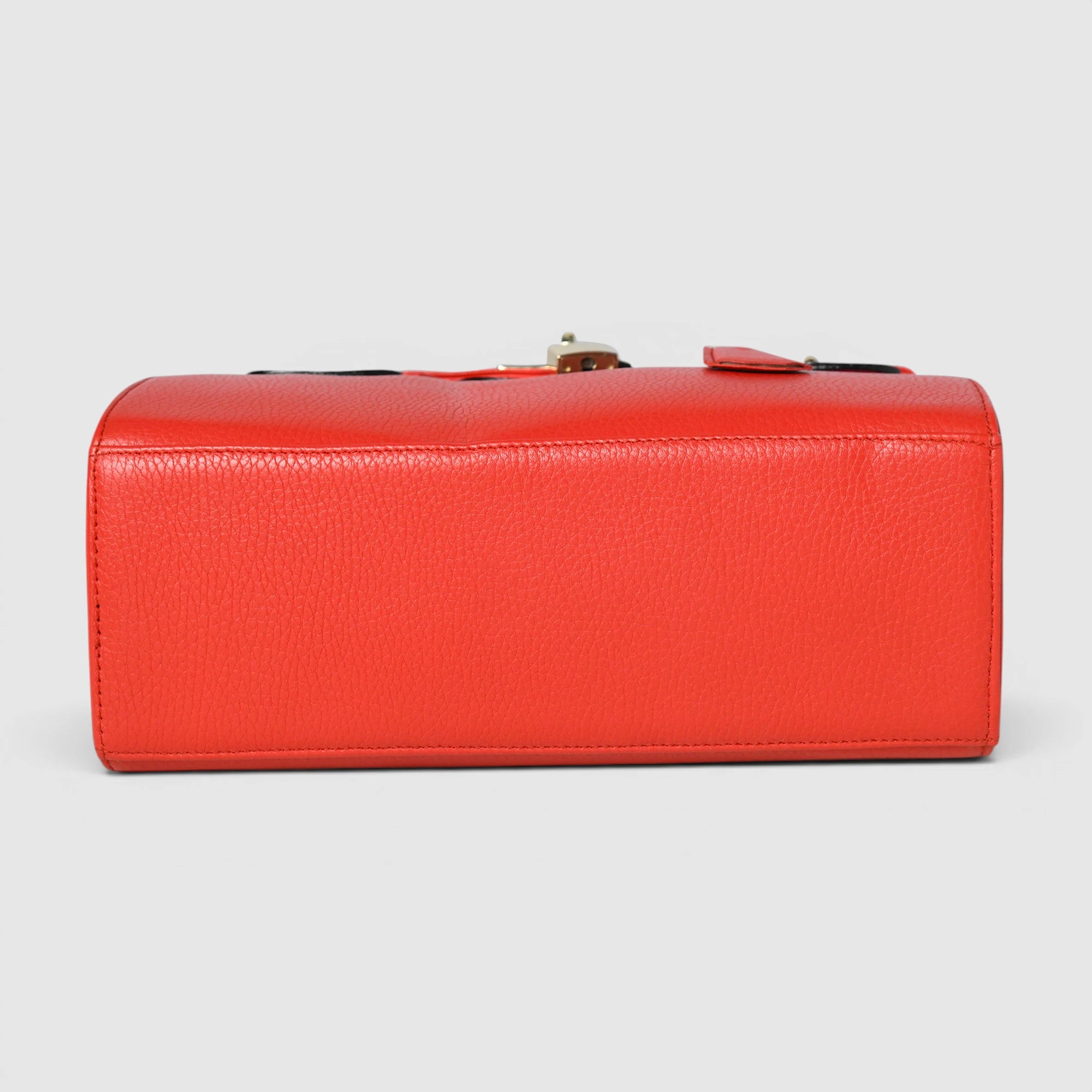Milan Structured Handbag - Cherry Red