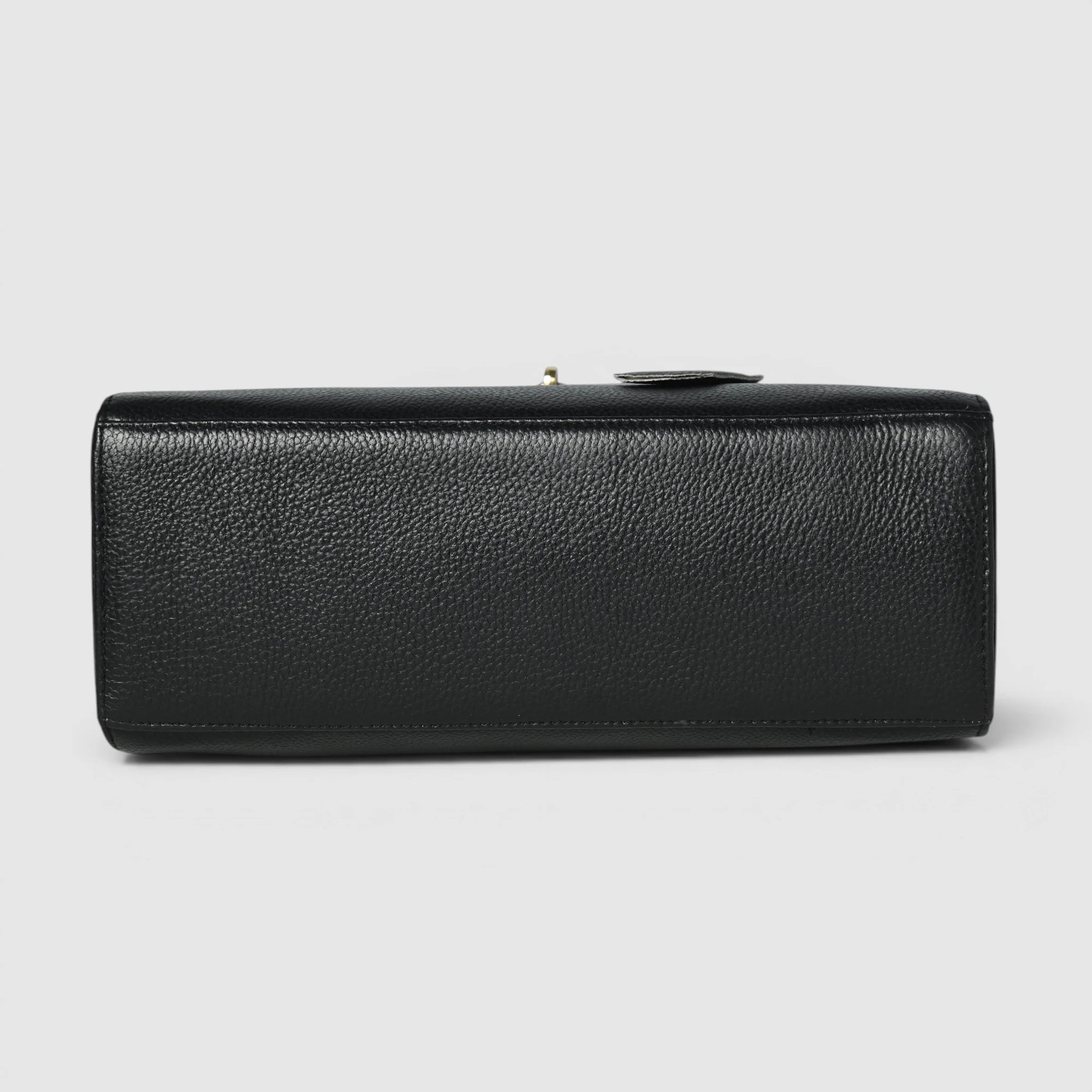 Milan Structured Handbag - Midnight Black