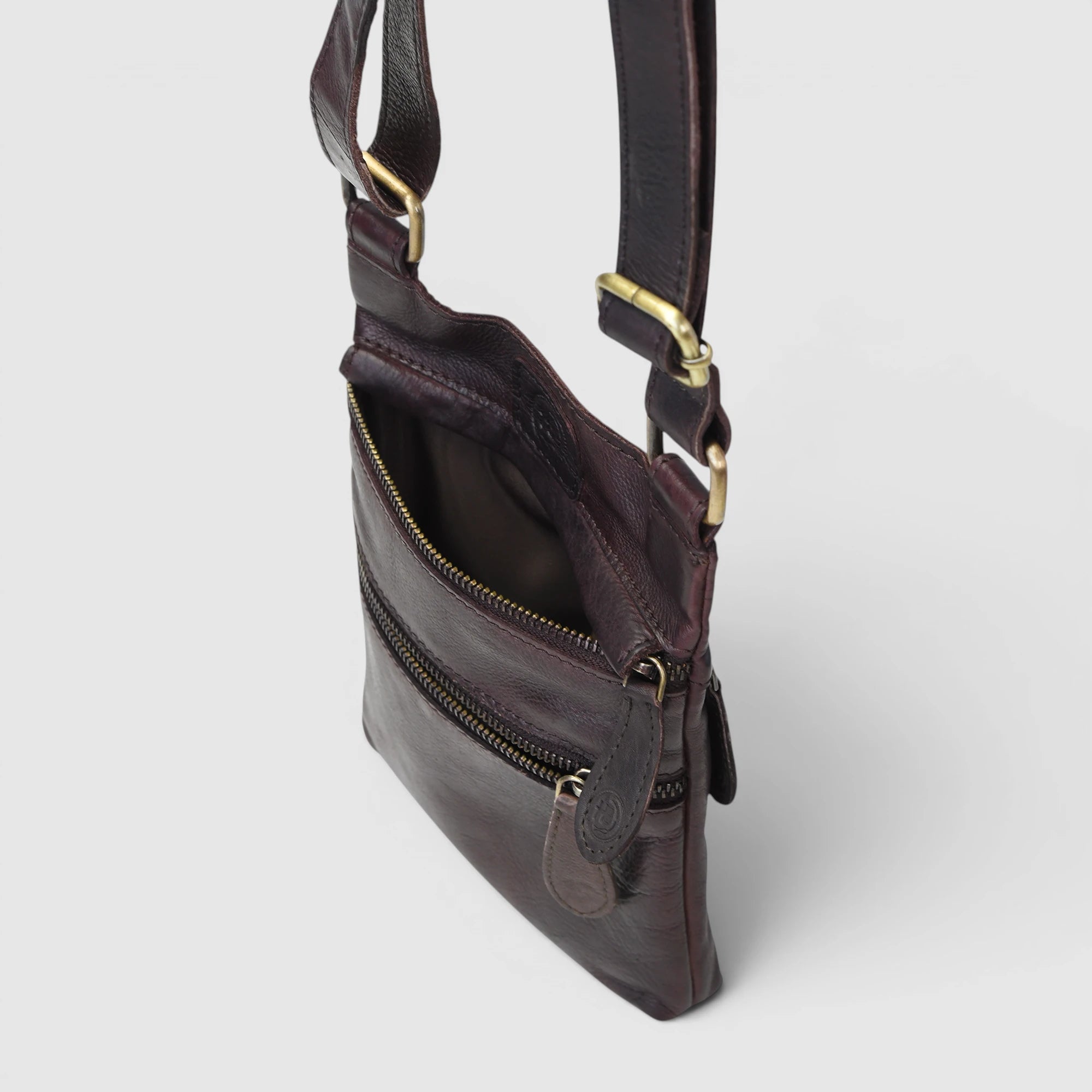 Vintage Terra Crossbody Bag - Expresso brown