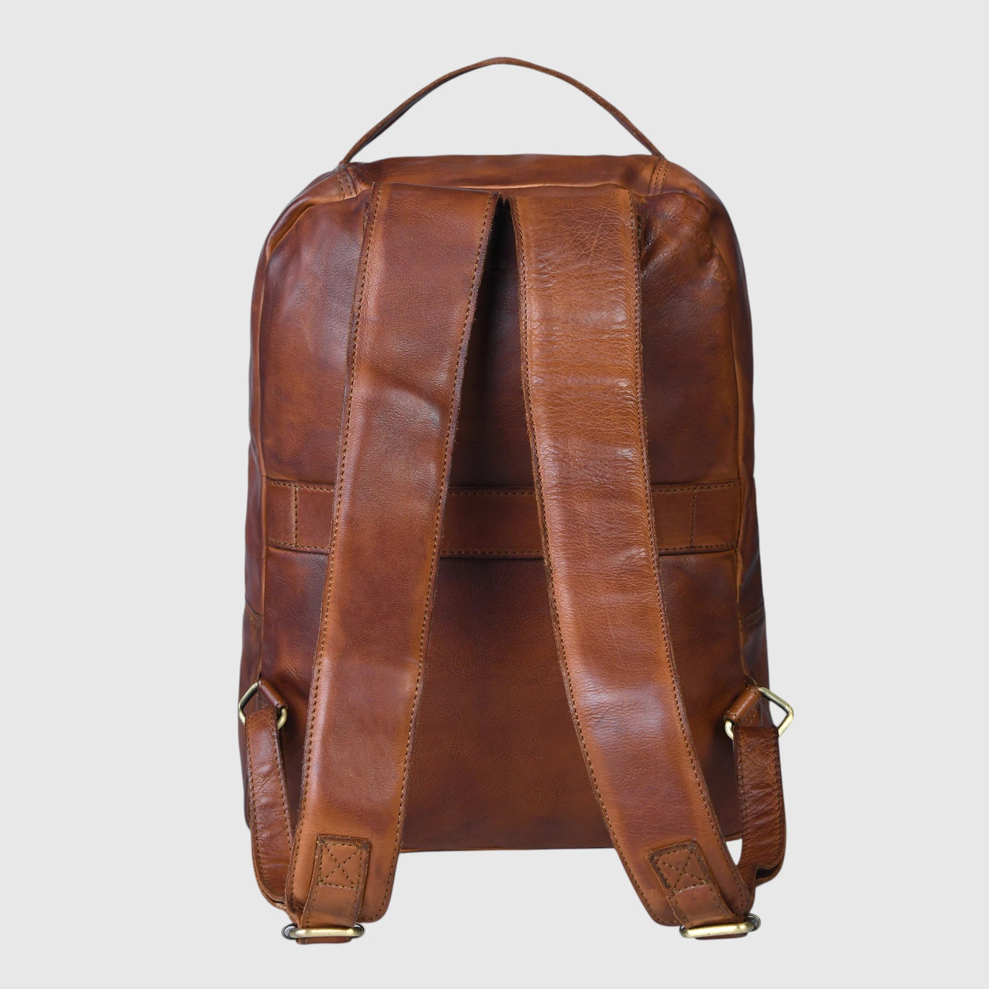 Hestern Trailmark Leather Backpack – Tan color