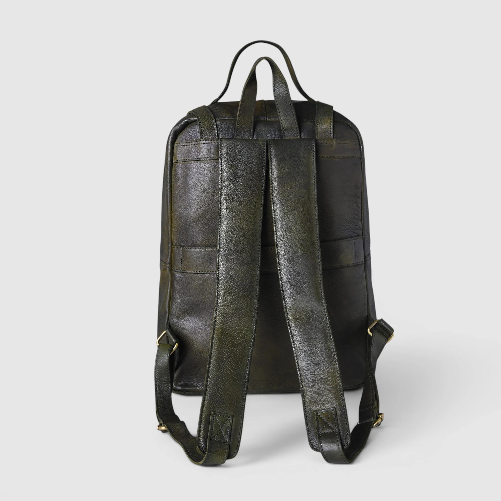 Oakridge Leather Backpack – Forest Green