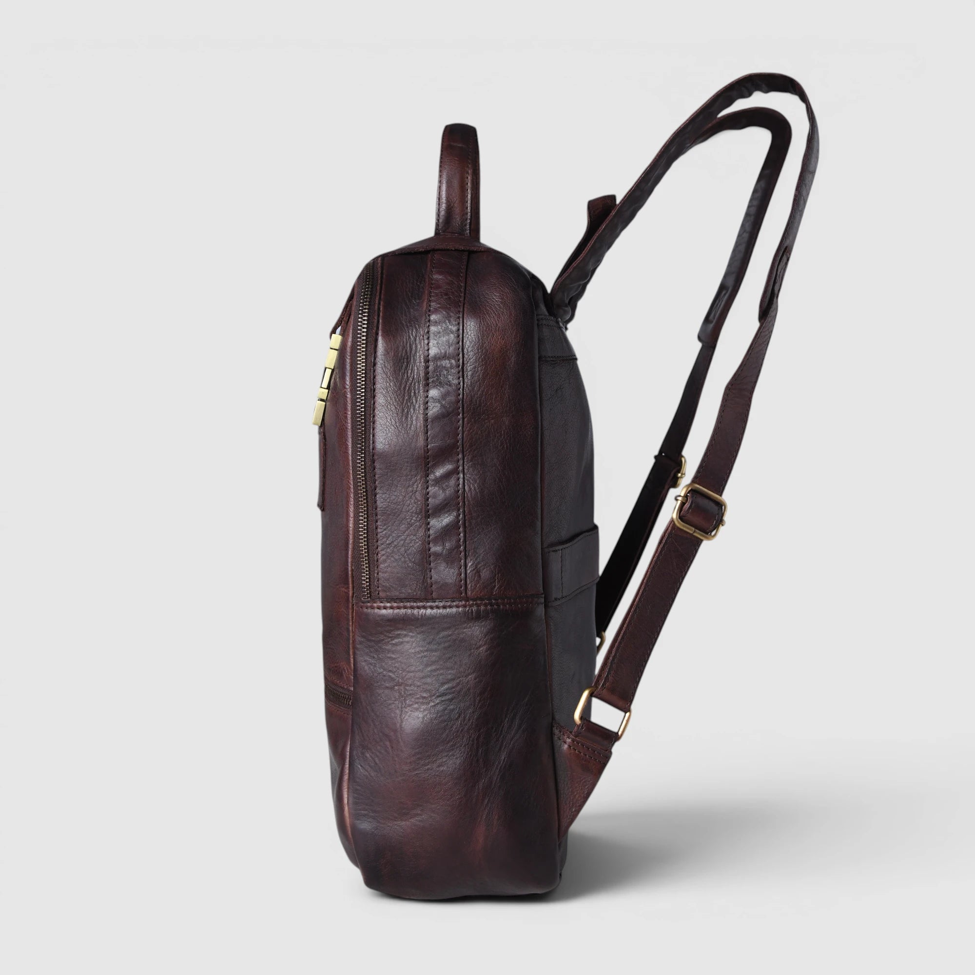 Oakridge Leather Backpack – Expresso Brown