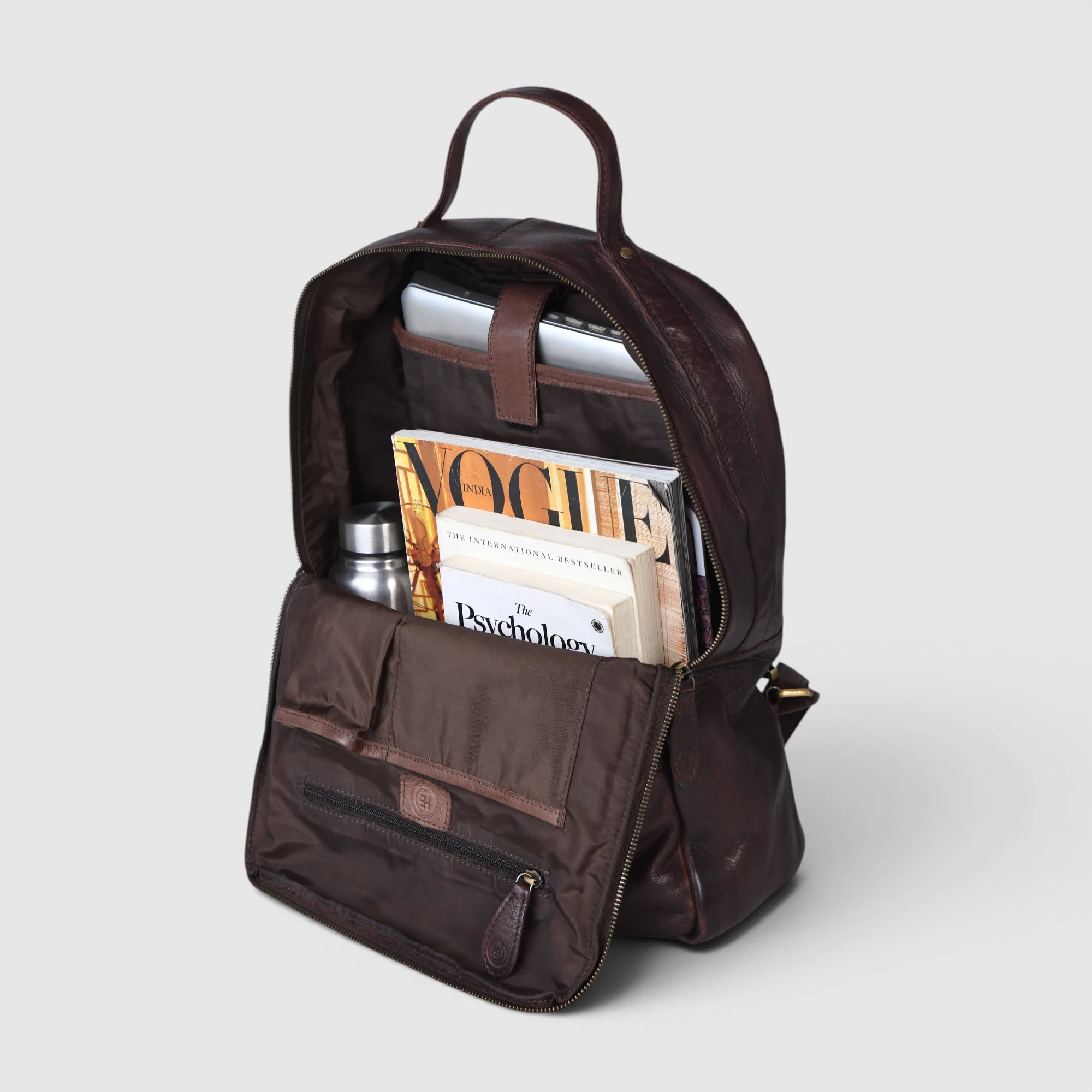 Oakridge Leather Backpack – Expresso Brown