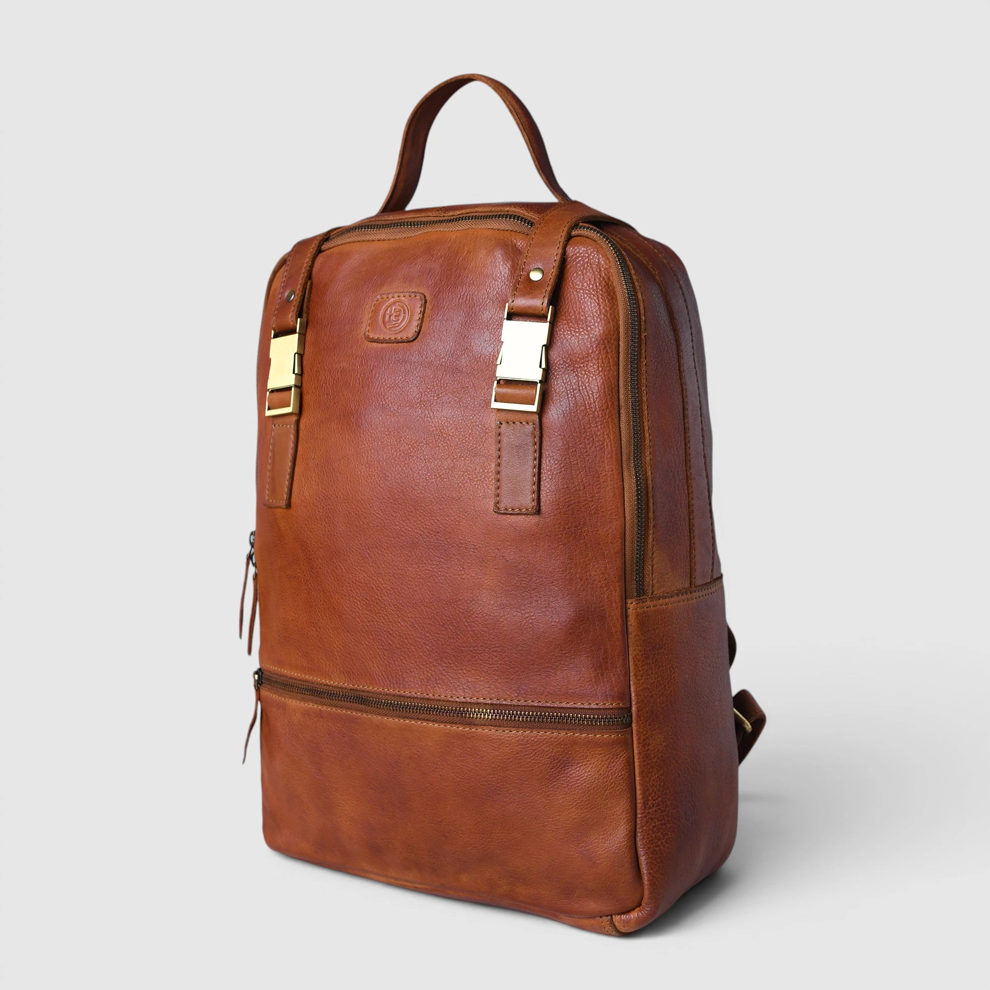 Oakridge Leather Backpack – Vintage Tan