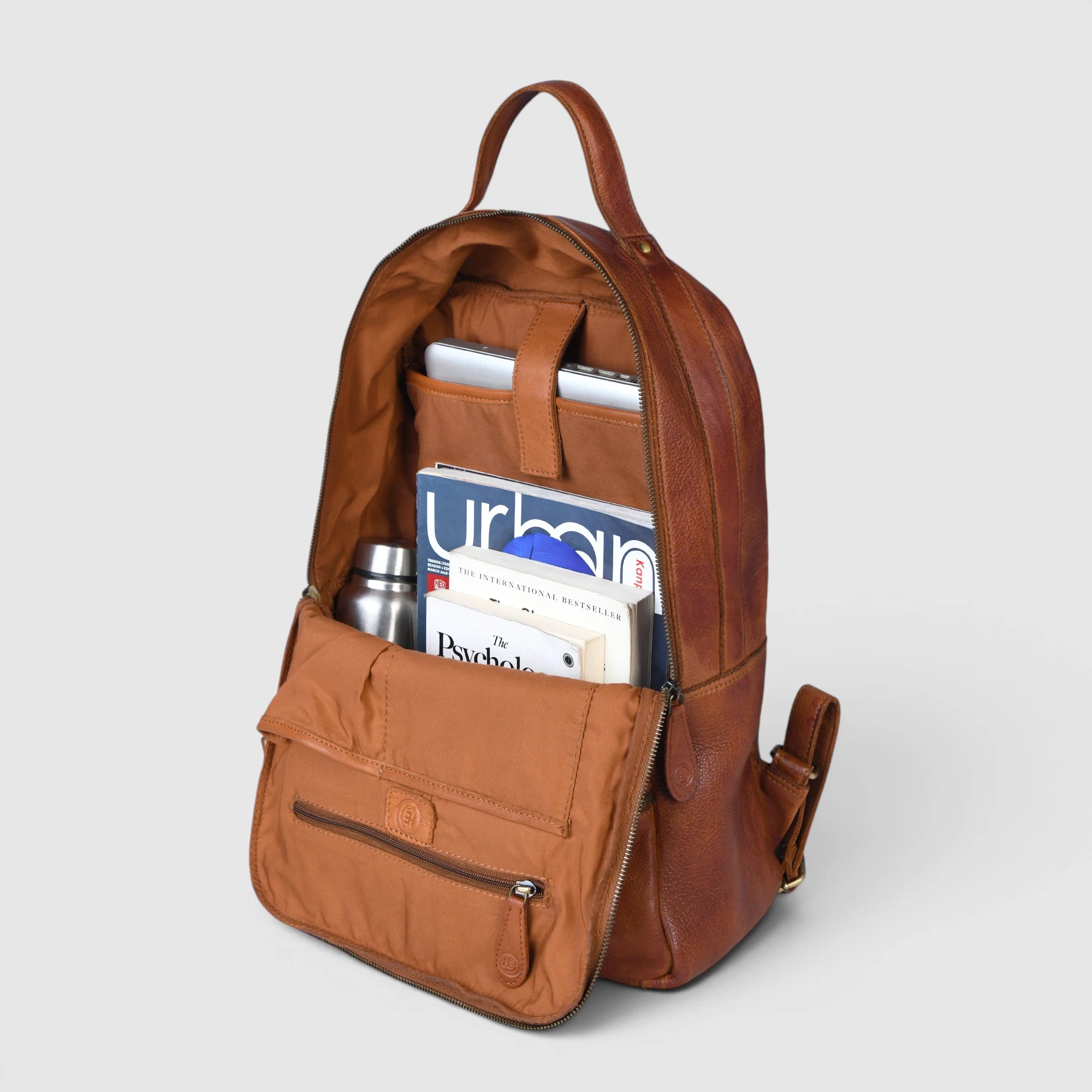 Oakridge Leather Backpack – Vintage Tan