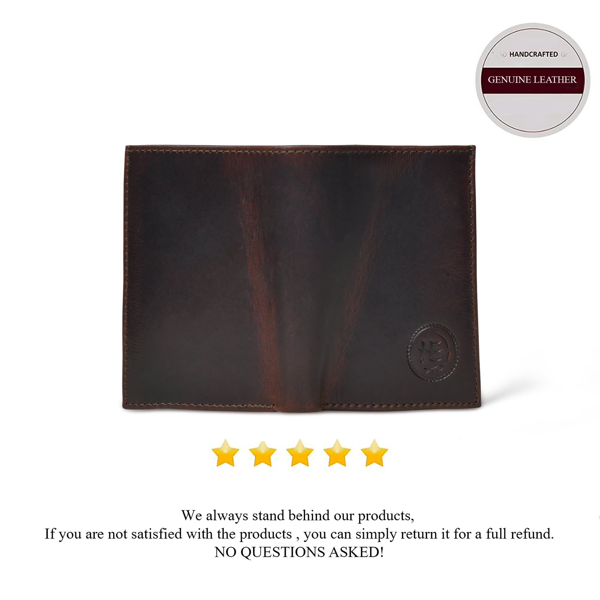 Ironwood Leather Wallet - Espresso brown
