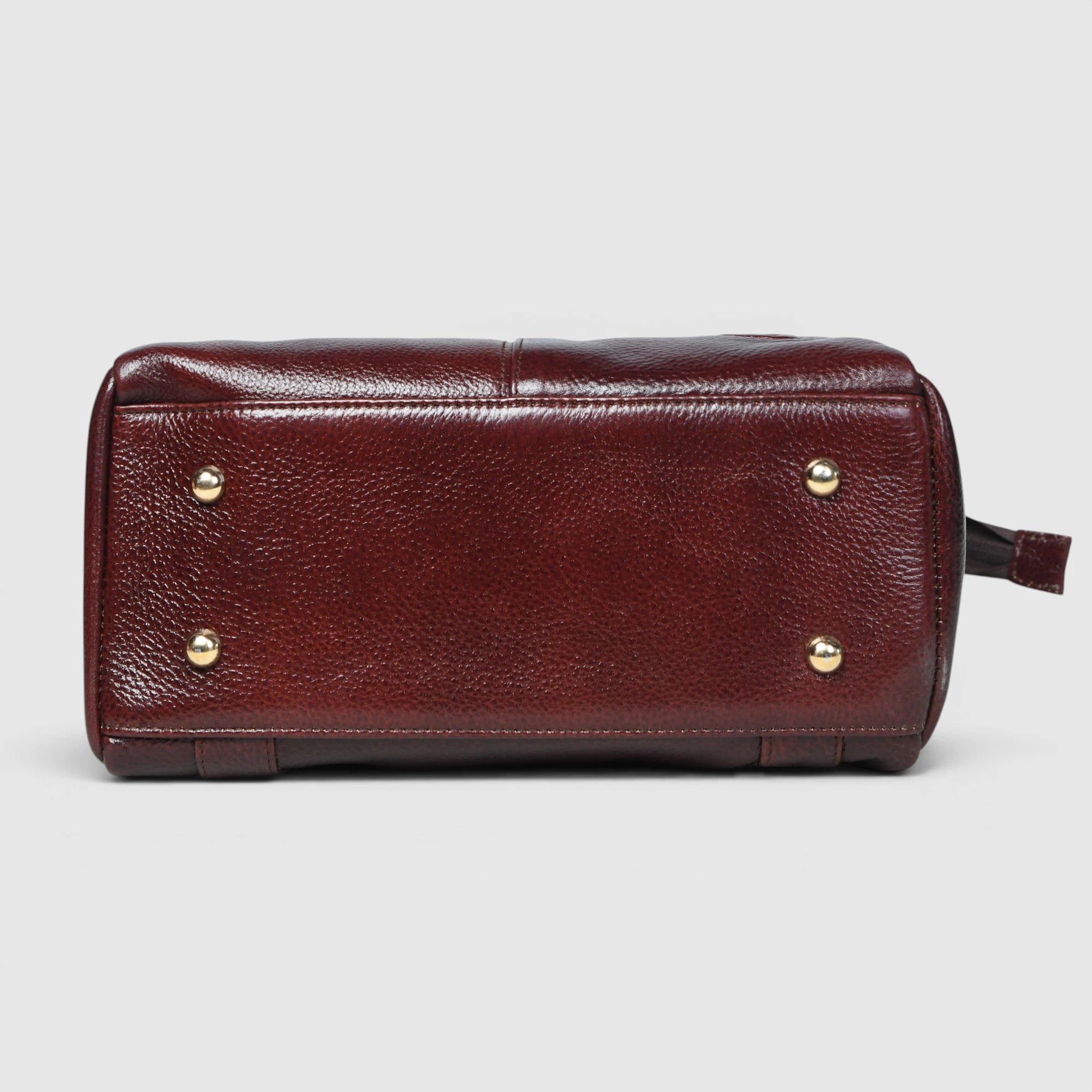 Harper Convertible Leather Backpack  – Burgundy