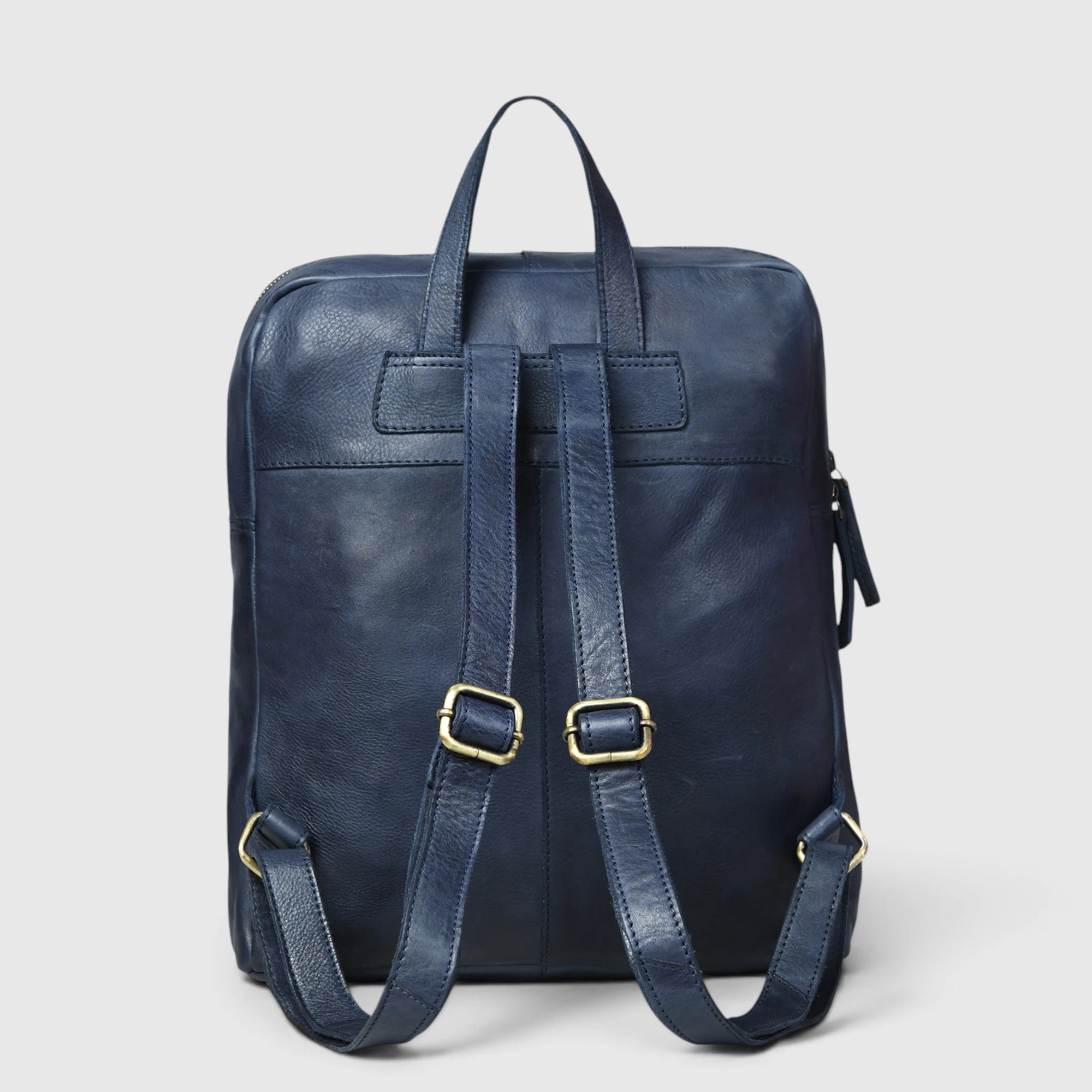 Urbancrest Leather Backpack – Cobalt Blue