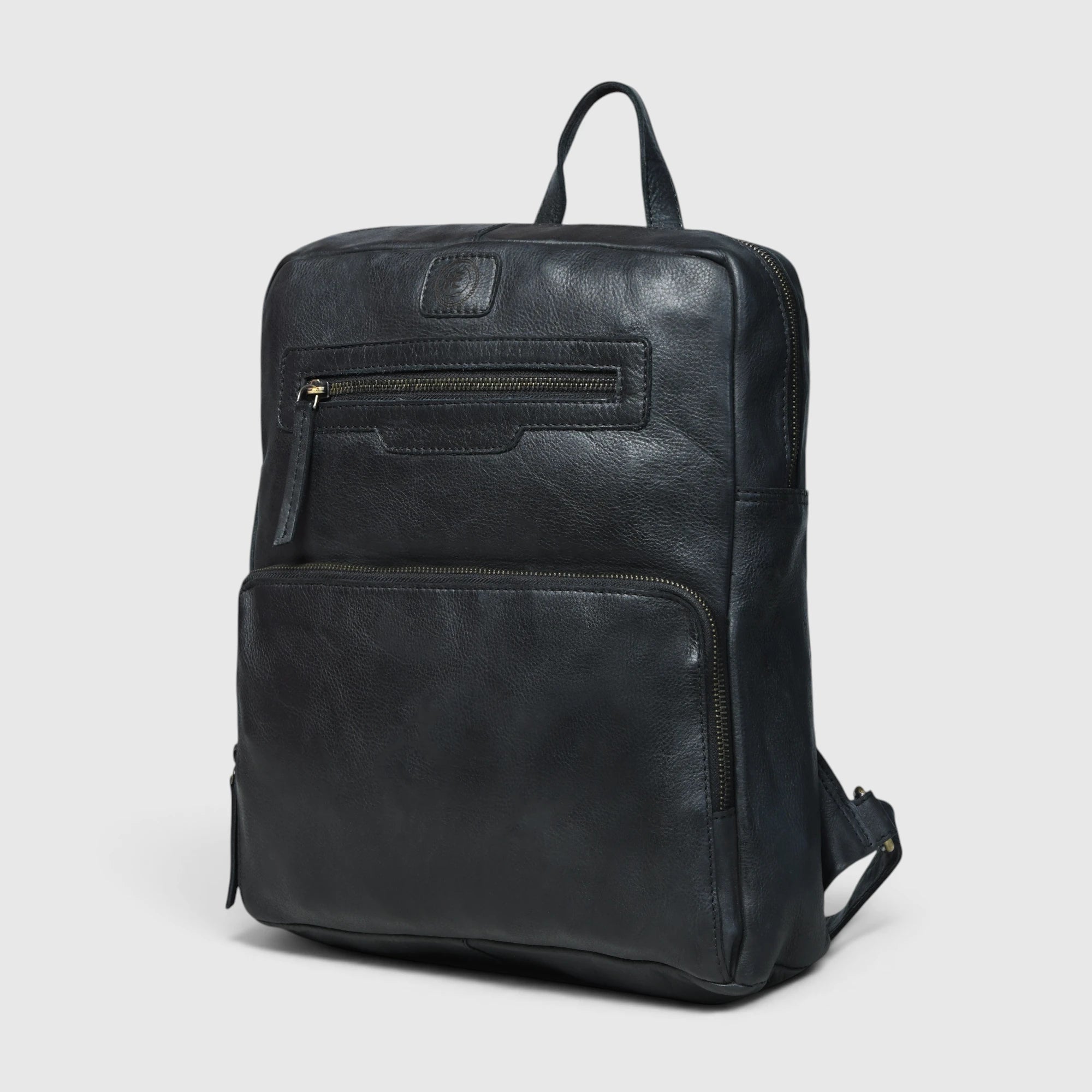 Urbancrest Leather Backpack – Black