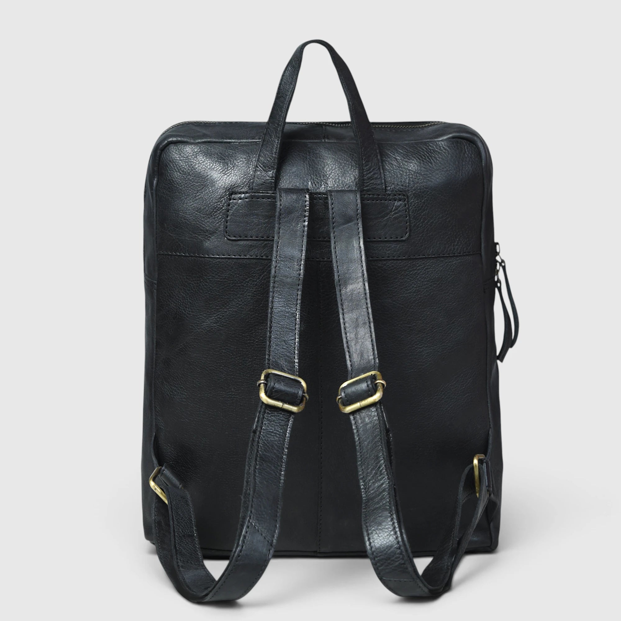Urbancrest Leather Backpack – Black