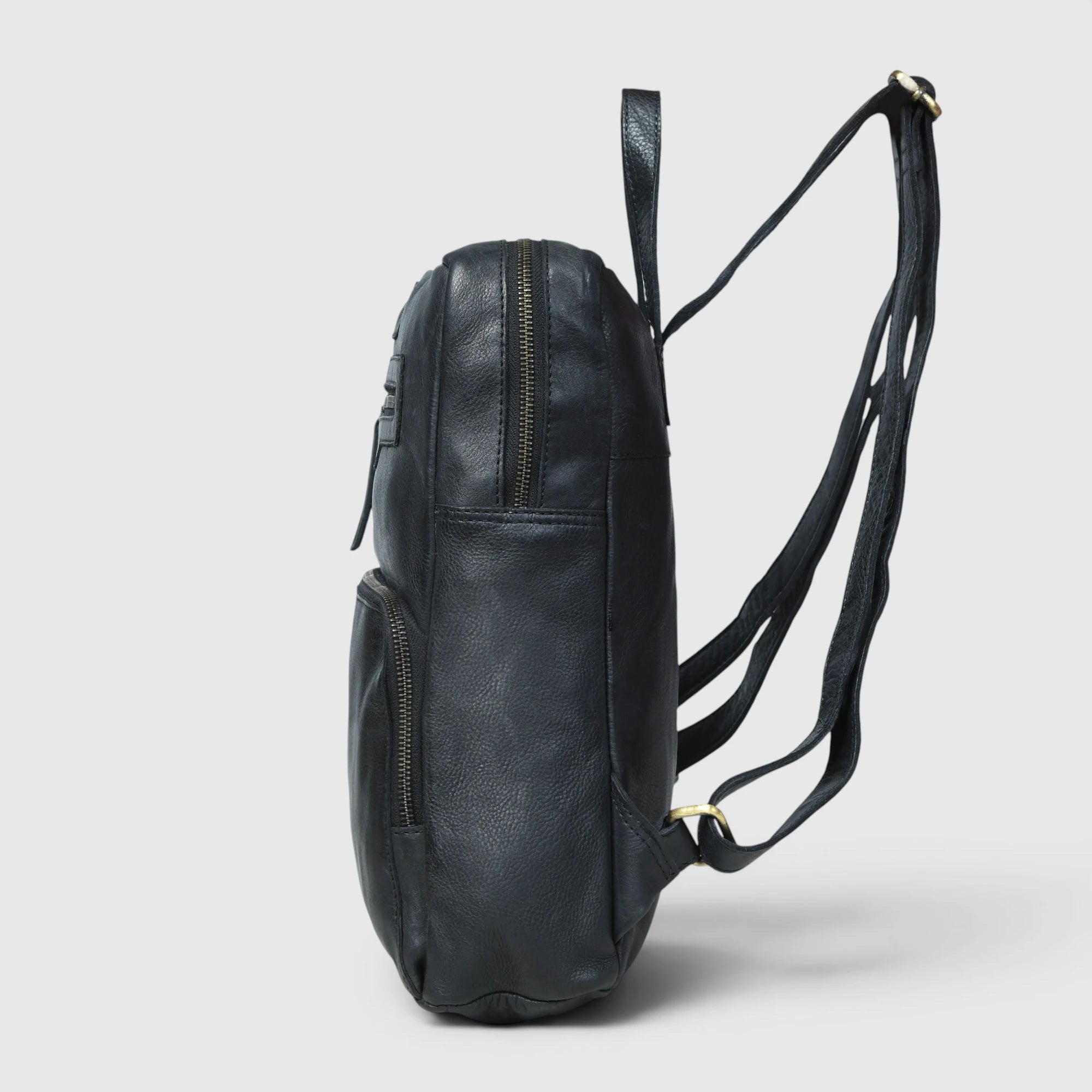 Urbancrest Leather Backpack – Black