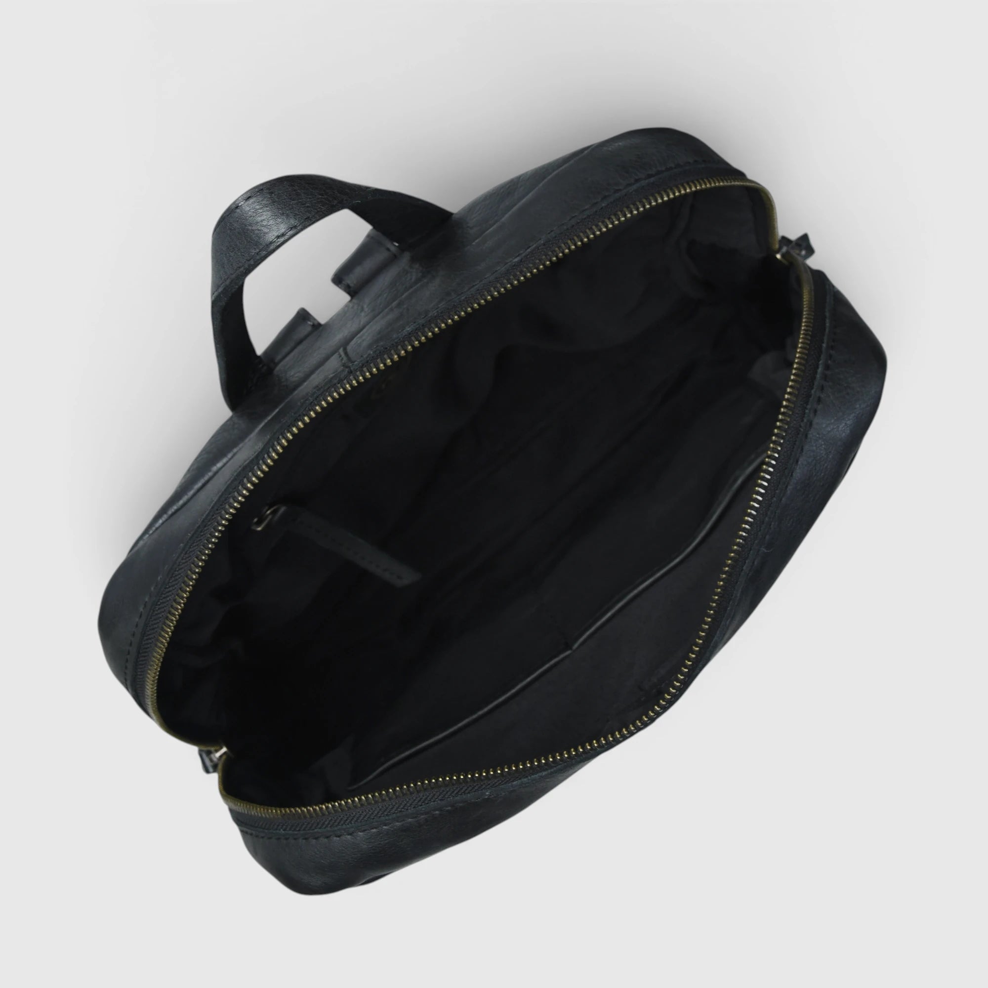 Urbancrest Leather Backpack – Black