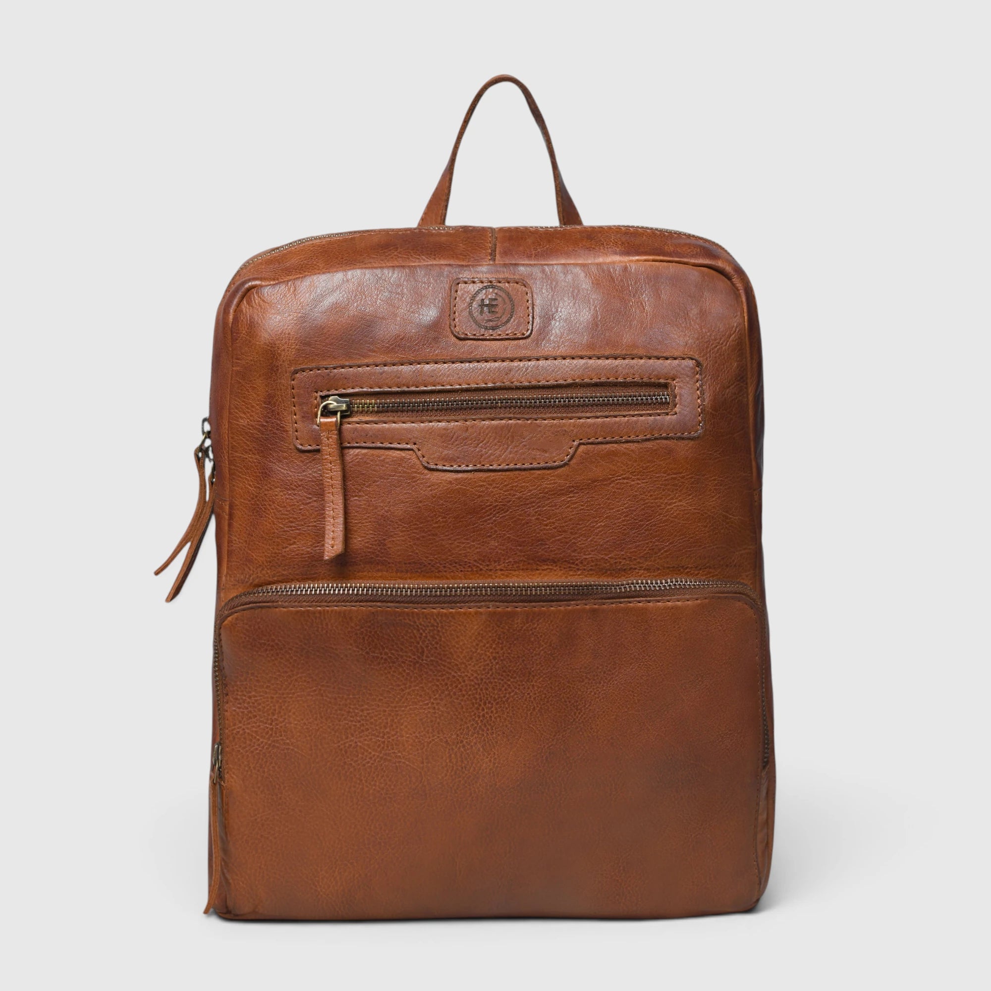 Urbancrest Leather Backpack – Tan color
