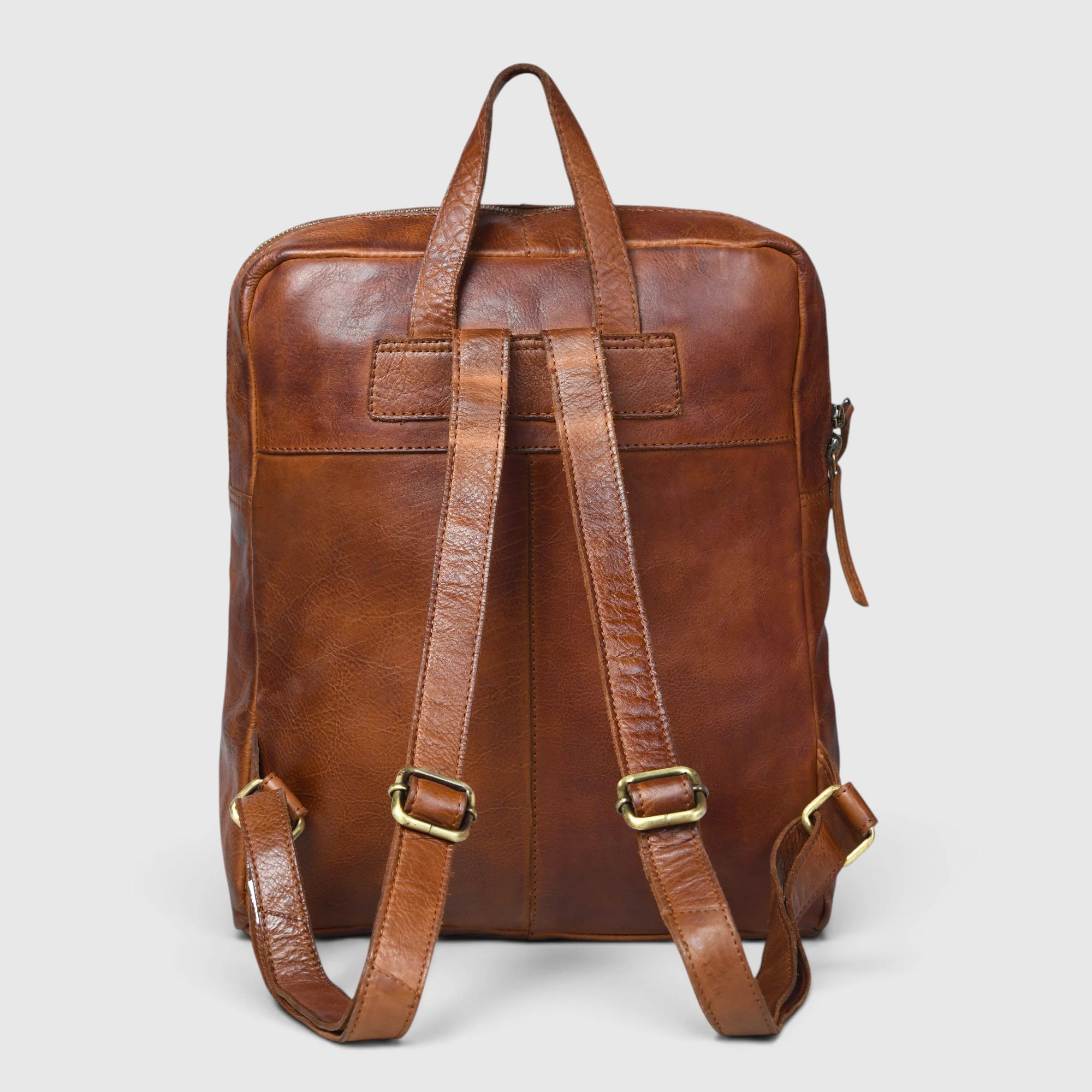 Urbancrest Leather Backpack – Tan color