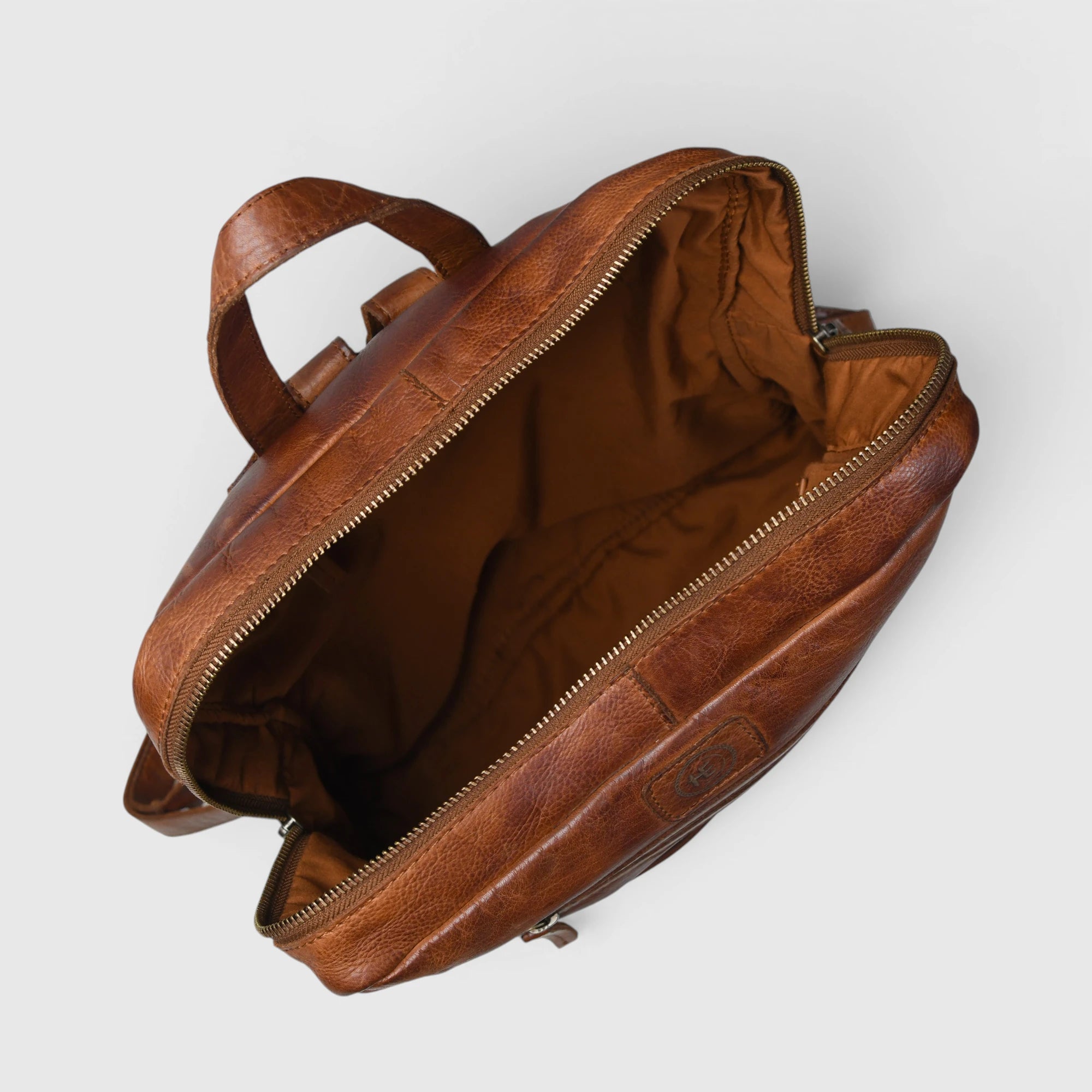 Urbancrest Leather Backpack – Tan color