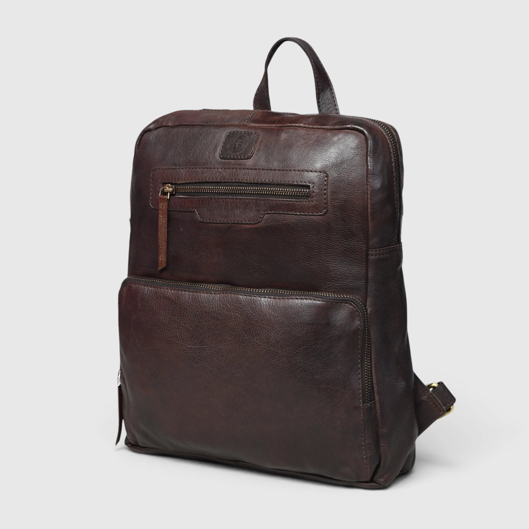 Urbancrest Leather Backpack – Espresso Brown