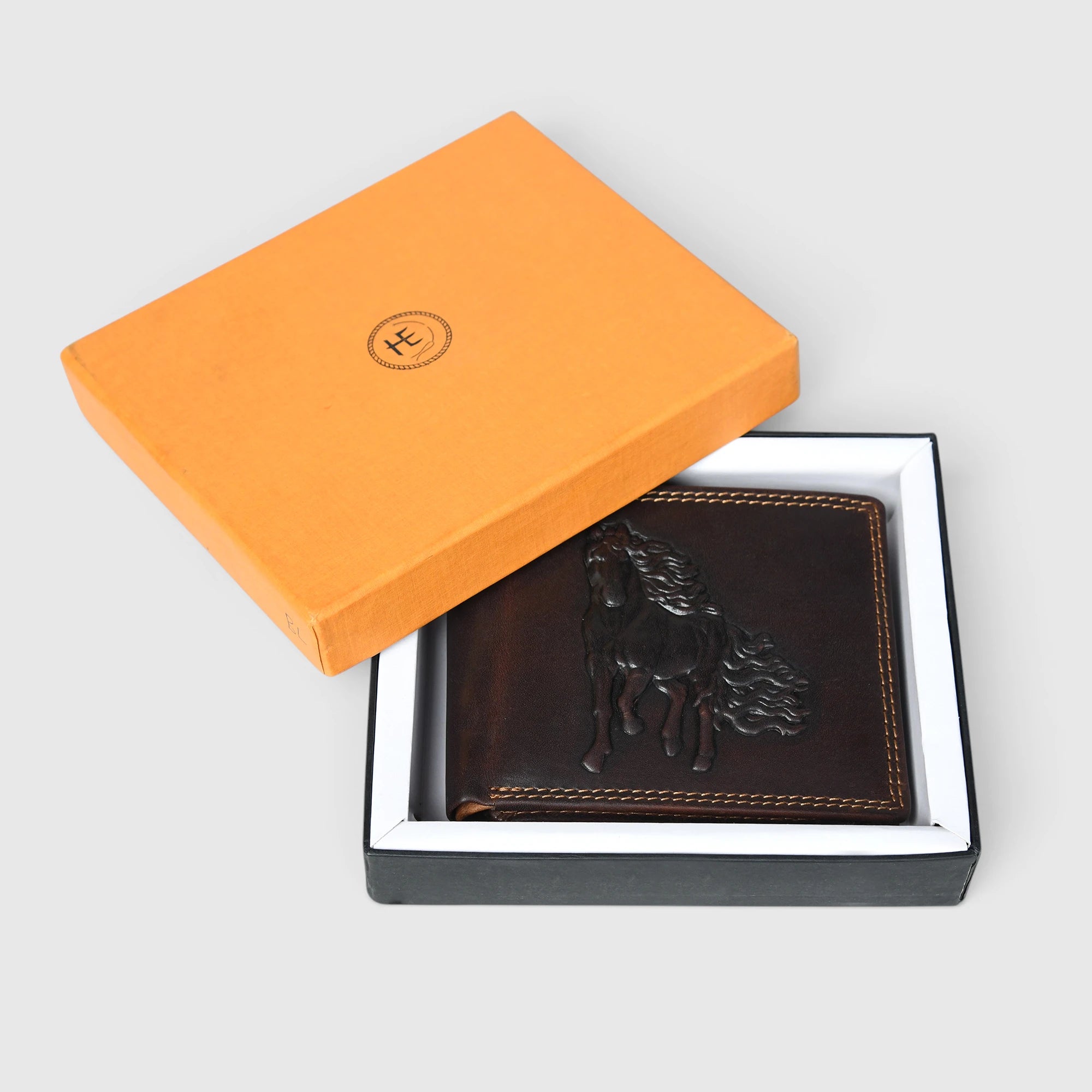 Midnight Stallion Leather Wallet – Dark Espresso Brown