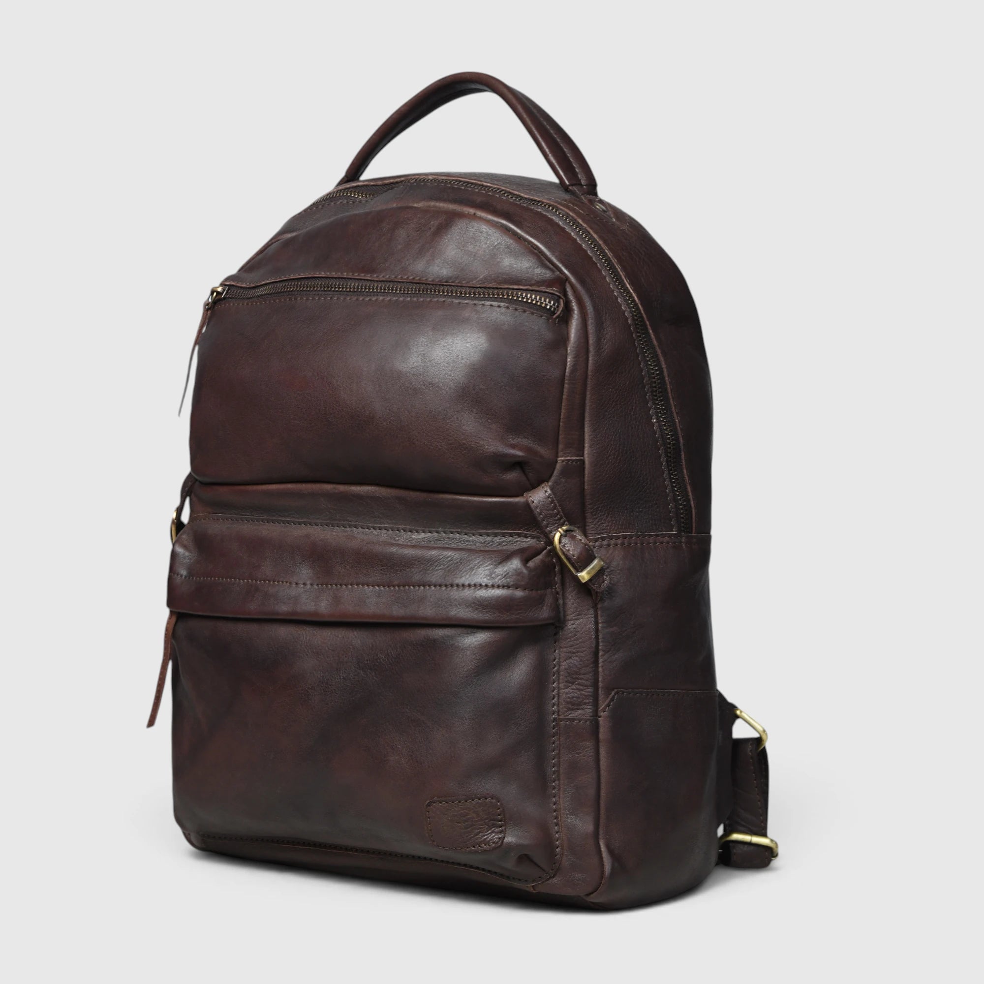 Evercrest Leather Backpack – Vintage Cocoa