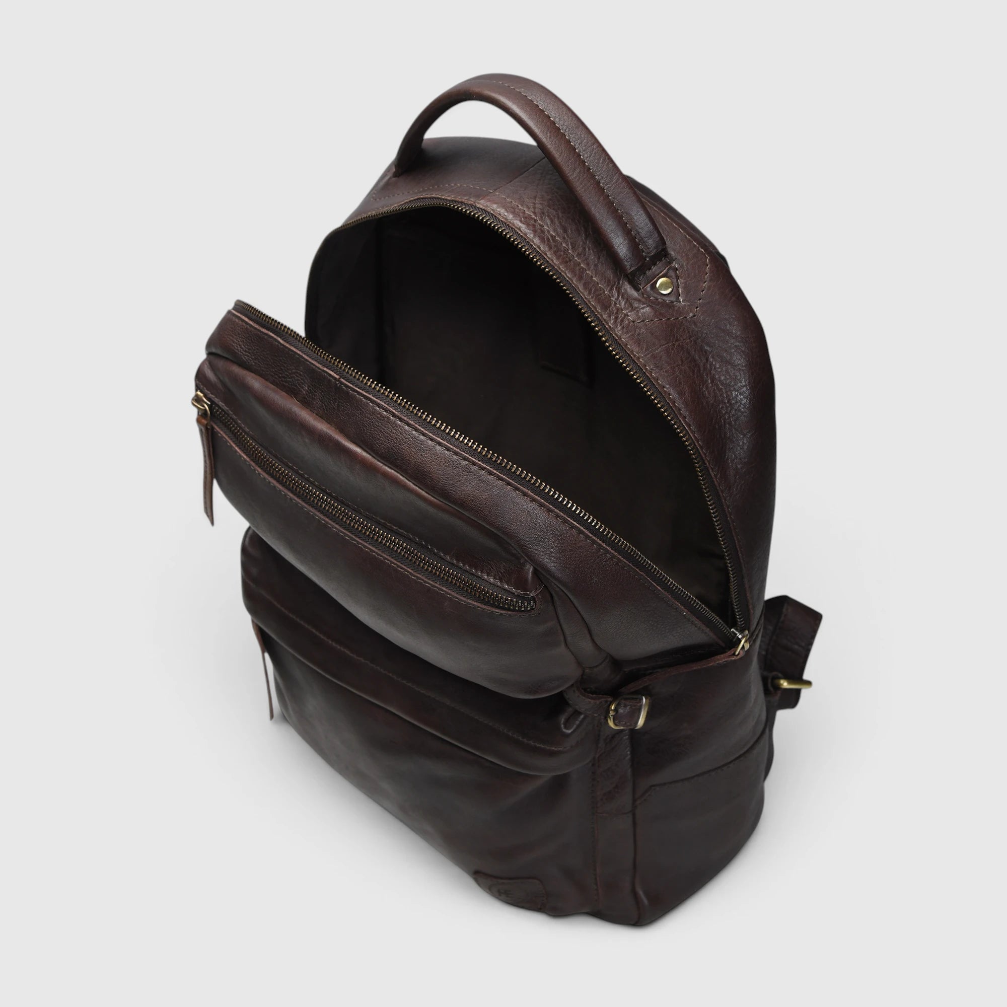 Evercrest Leather Backpack – Vintage Cocoa