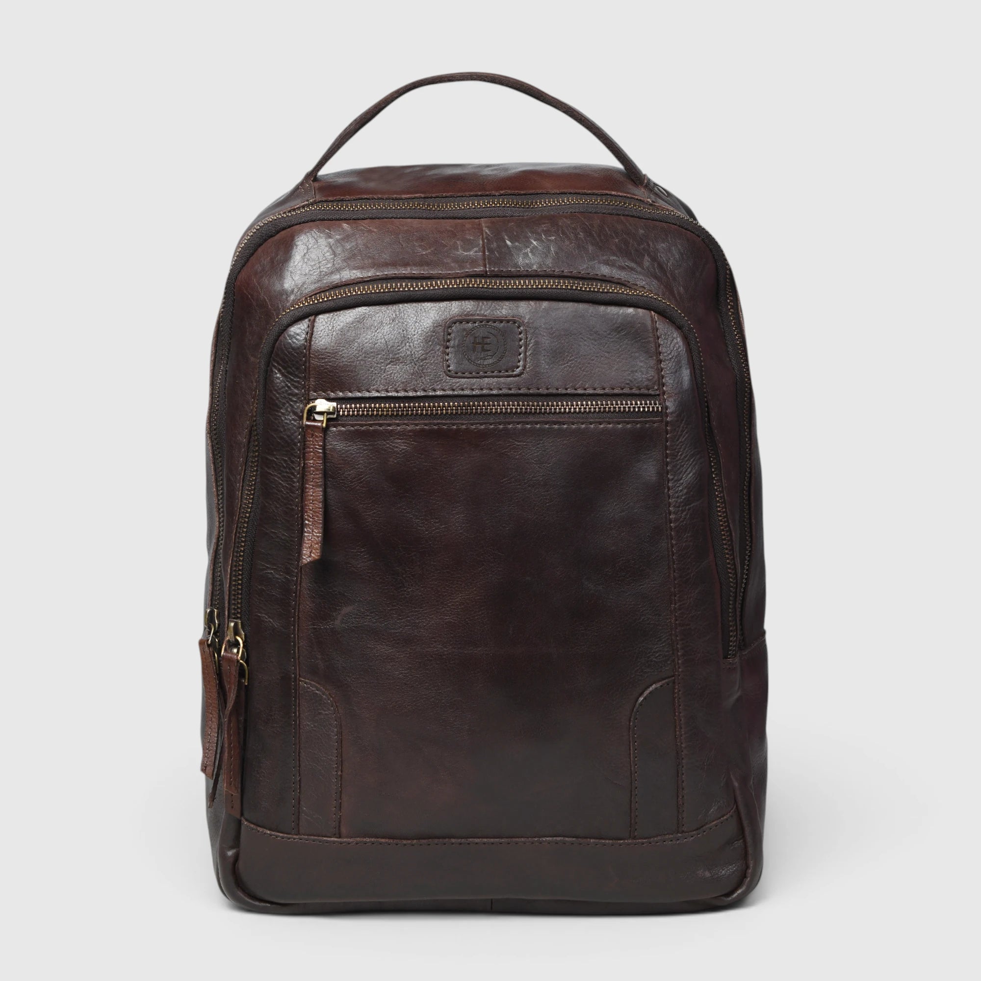 Hestern Trailmark Leather Backpack – Auburn Brown