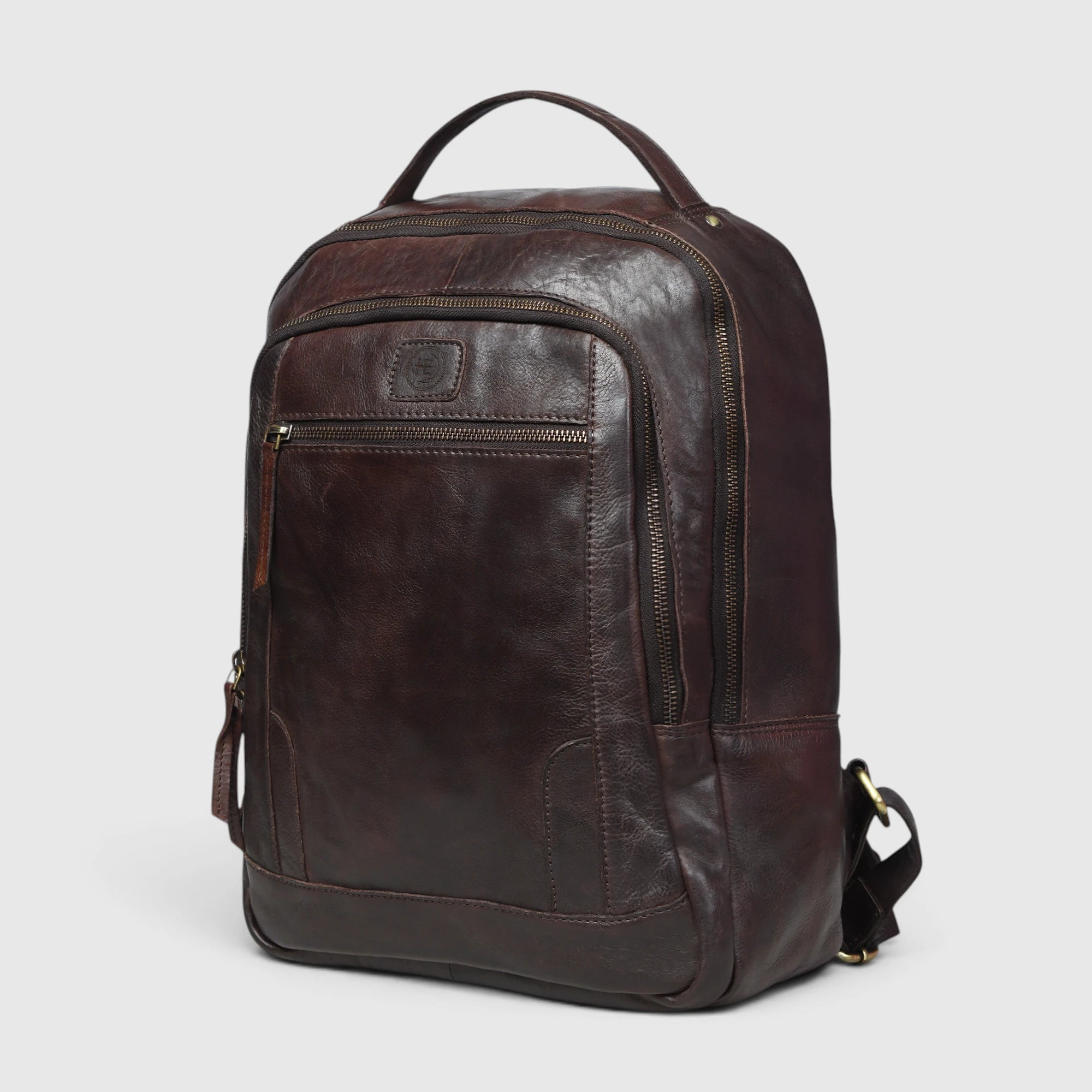 Hestern Trailmark Leather Backpack – Auburn Brown